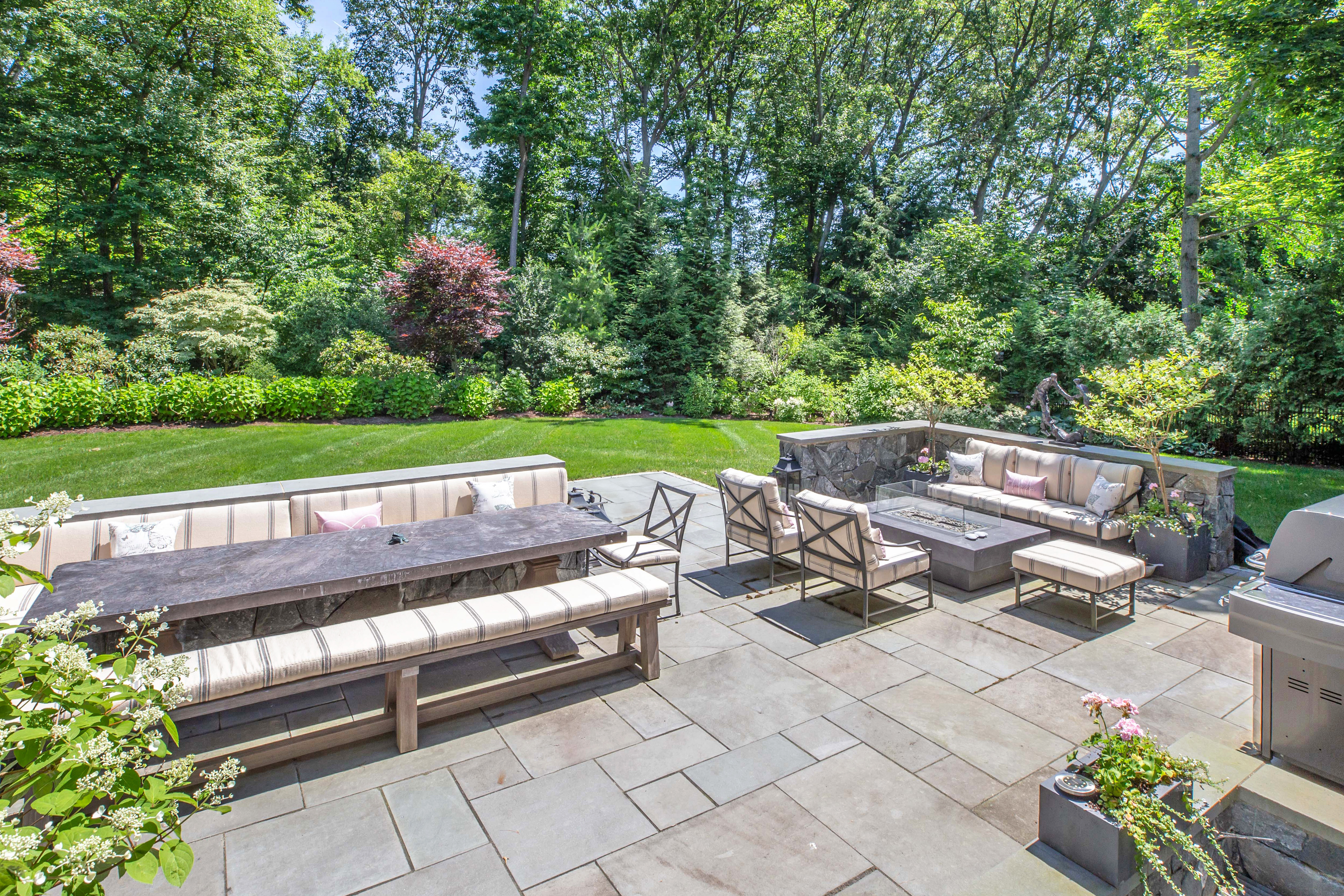 9 Wynnewood Road Wellesley Hills, MA 02481 - Photo 3 of 27 a view of a yard with wooden floor and outdoor space