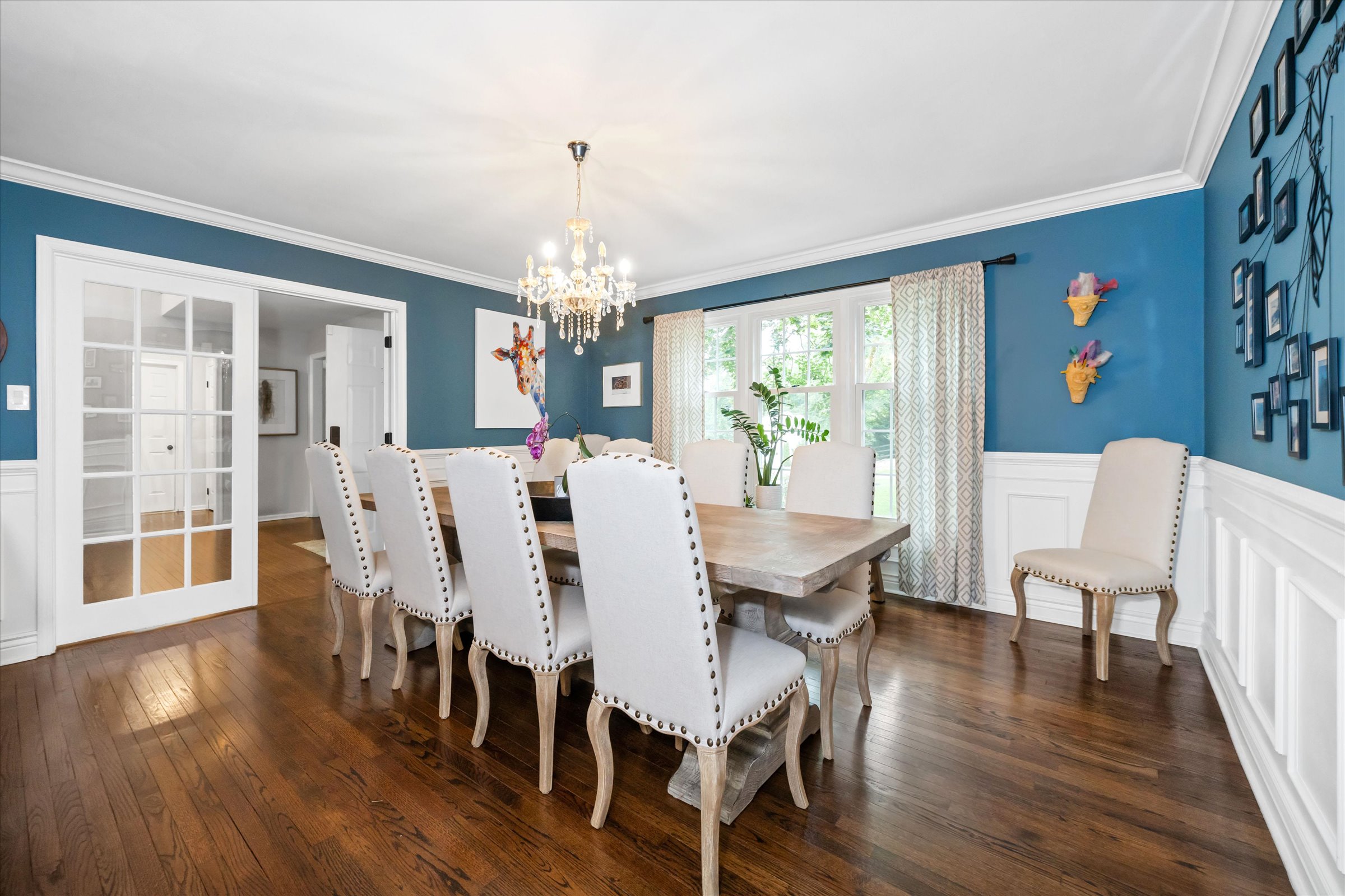 Address Upon Request West Chester, PA 19382 - Photo 7 of 76 a view of a dining room with furniture a chandelier and wooden floor