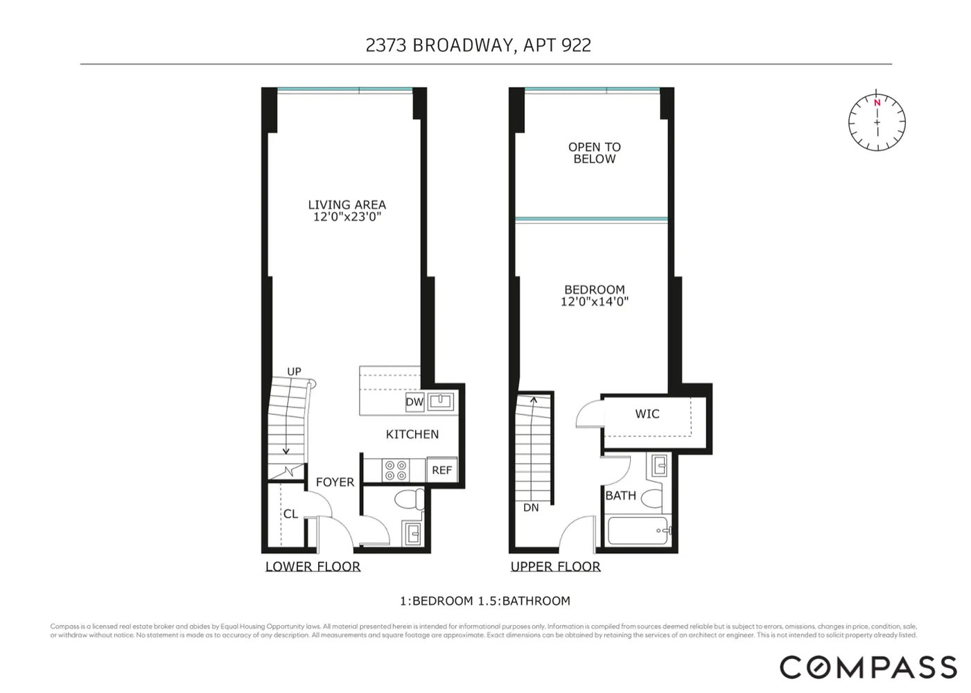 $1,350,000 | 2373 Broadway, Unit 922 | Upper West Side