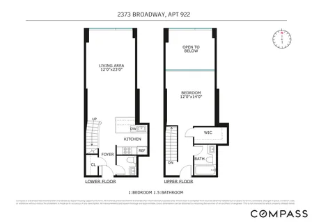 $1,350,000 | 2373 Broadway, Unit 922 | Upper West Side