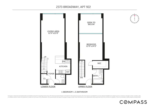 $1,275,000 | 2373 Broadway, Unit 922 | Upper West Side