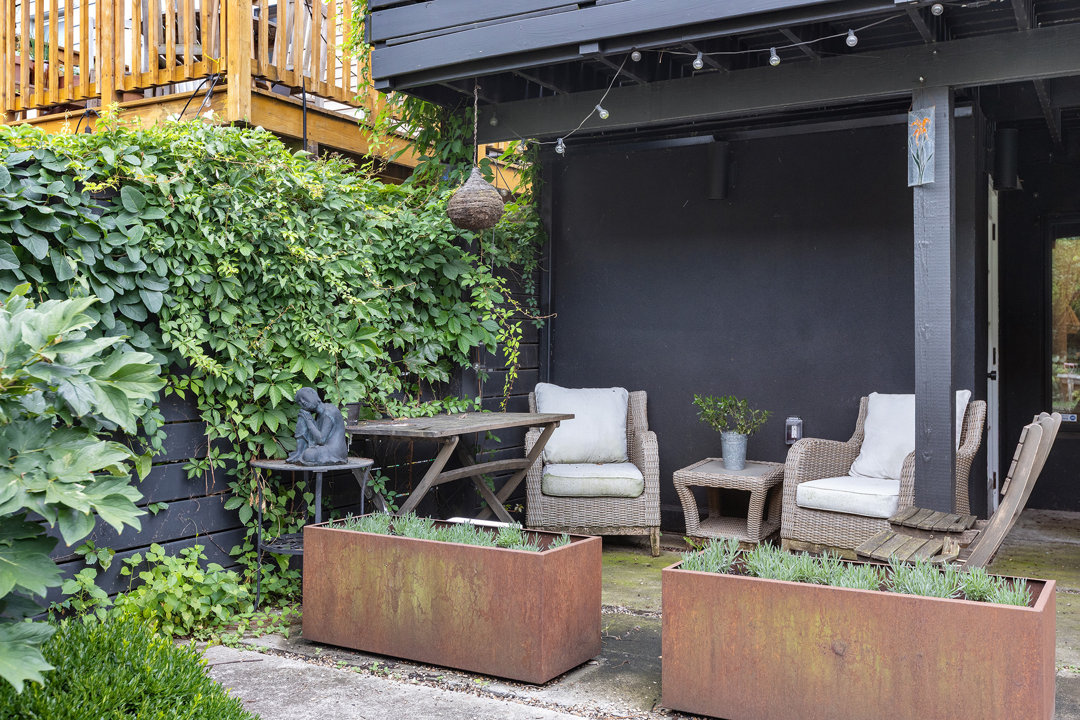 237 Macon Street, Unit 1 Brooklyn, NY 11216 - Photo 6 of 9 a view of backyard of house with seating space