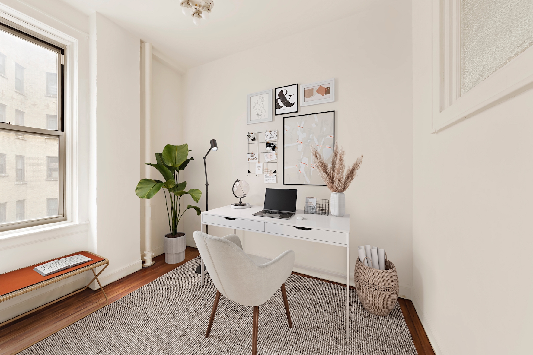 800 Riverside Drive, Unit 6E Manhattan, NY 10032 - Photo 14 of 30 a very nice looking room with a big bed