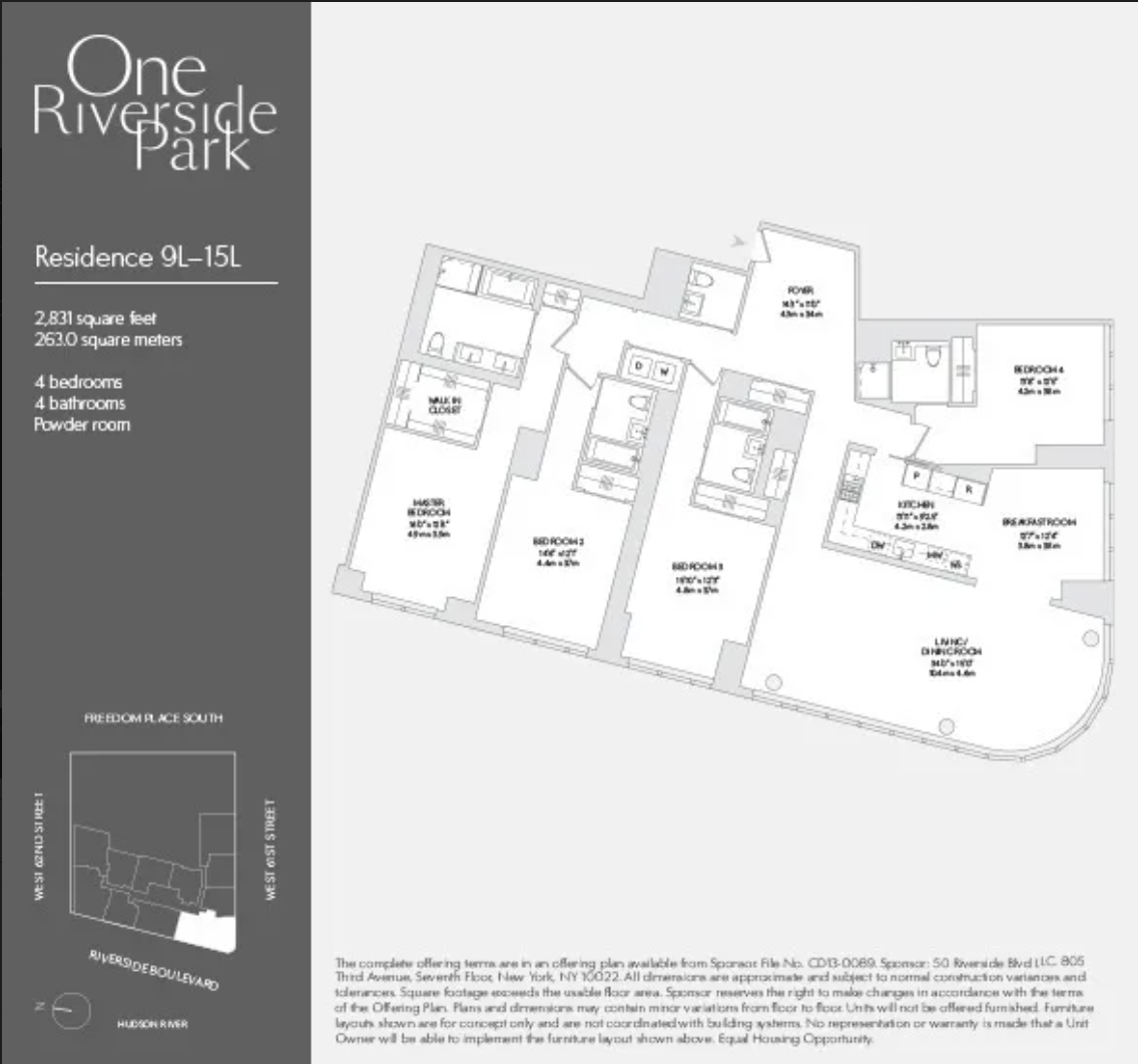 50 Riverside Boulevard, Unit 14L Manhattan, NY 10069 - Photo 22 of 22