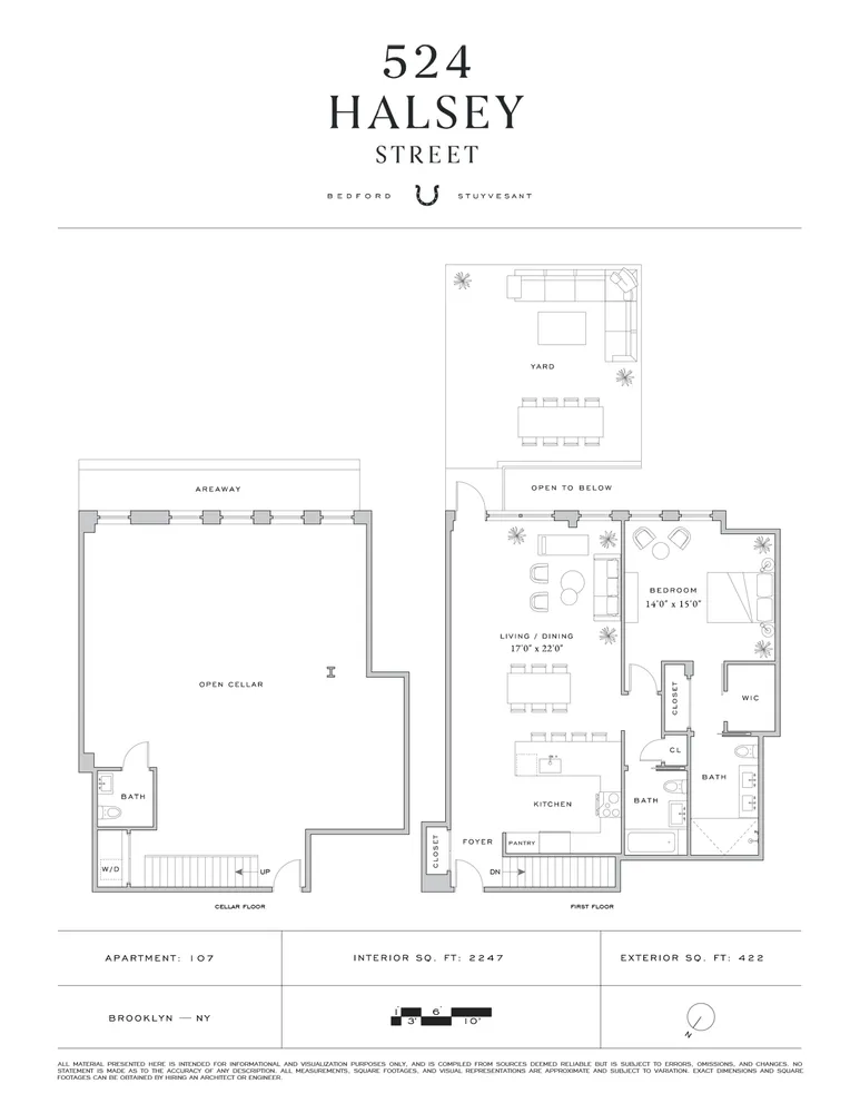 $1,595,000 | 524 Halsey Street, Unit 107 | Bedford-Stuyvesant