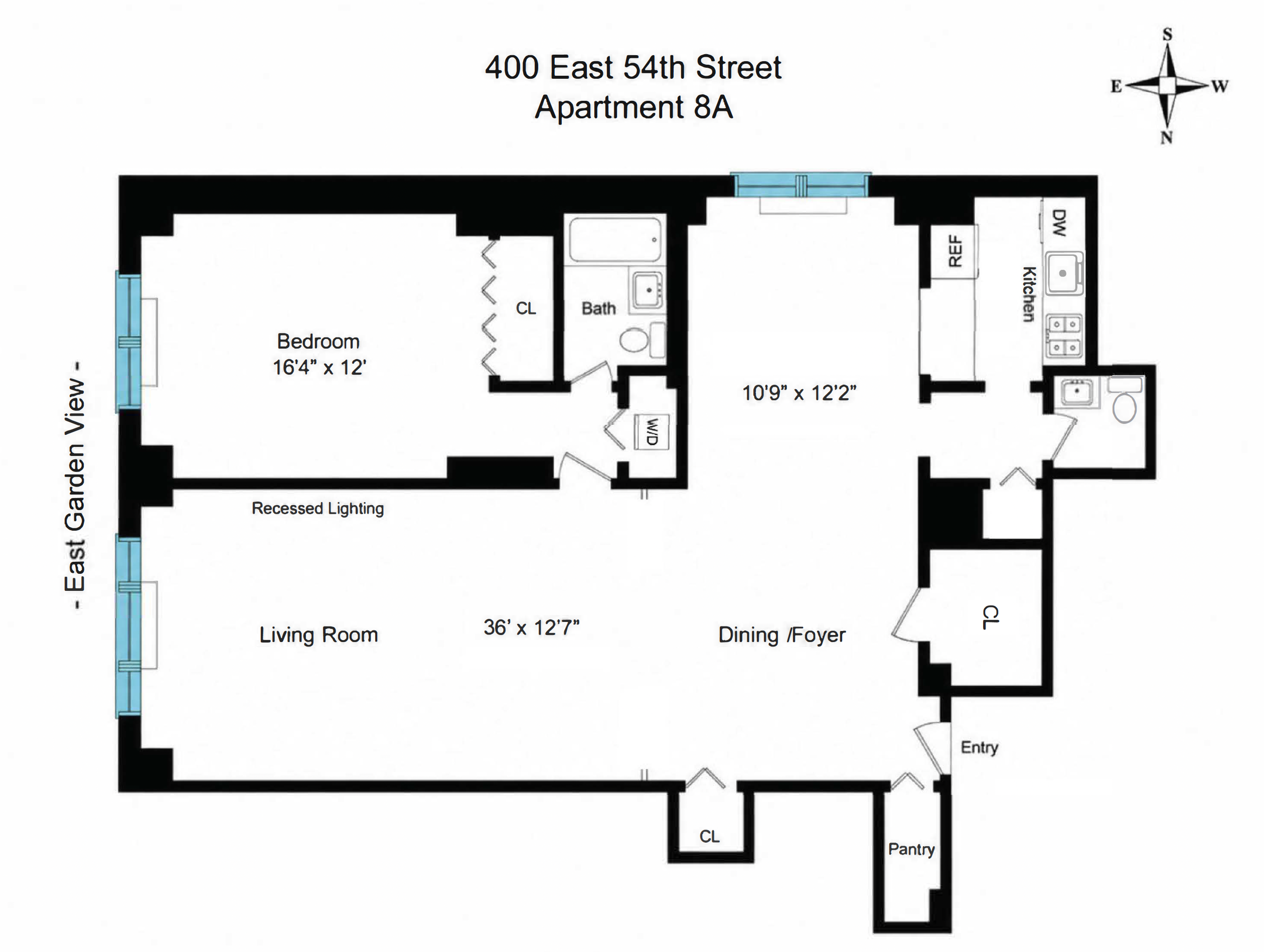 400 East 54th Street, Unit 8A Manhattan, NY 10022 - Photo 11 of 11 Gallery Image 11