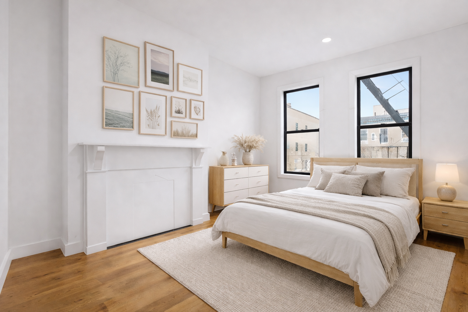 1409 Greene Avenue, Unit 2 Brooklyn, NY 11237 - Photo 5 of 11 a bedroom with a large bed and a window