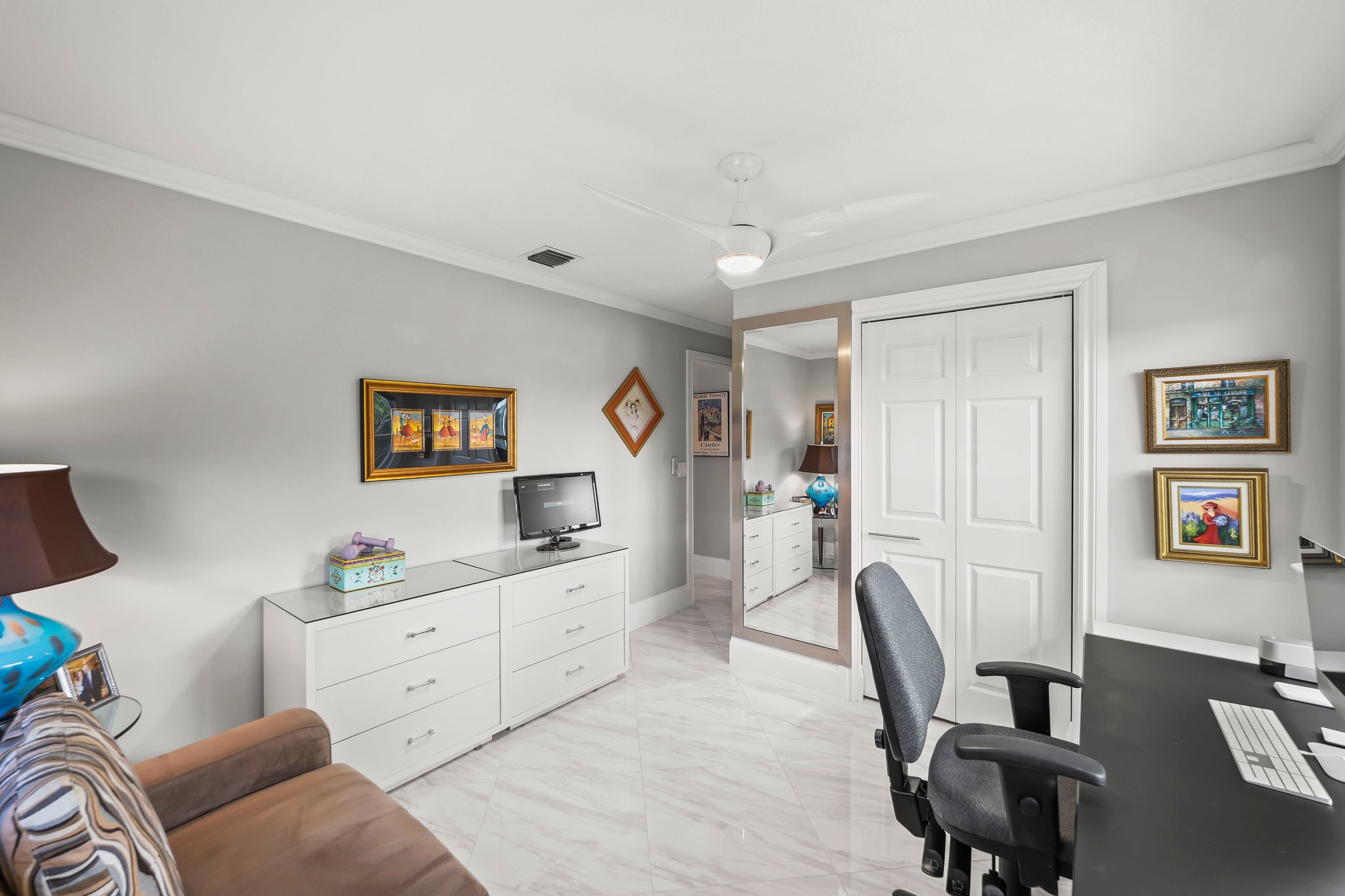 20317 Hacienda Court Boca Raton, FL 33498 - Photo 37 of 100 a view of a workspace with furniture and a window