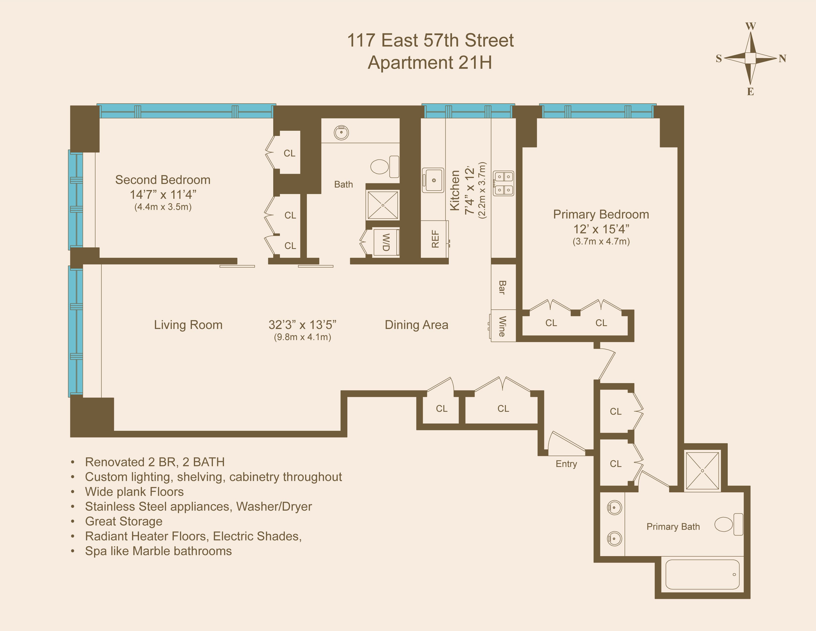 117 East 57th Street, Unit 21H Manhattan, NY 10022 - Photo 25 of 25