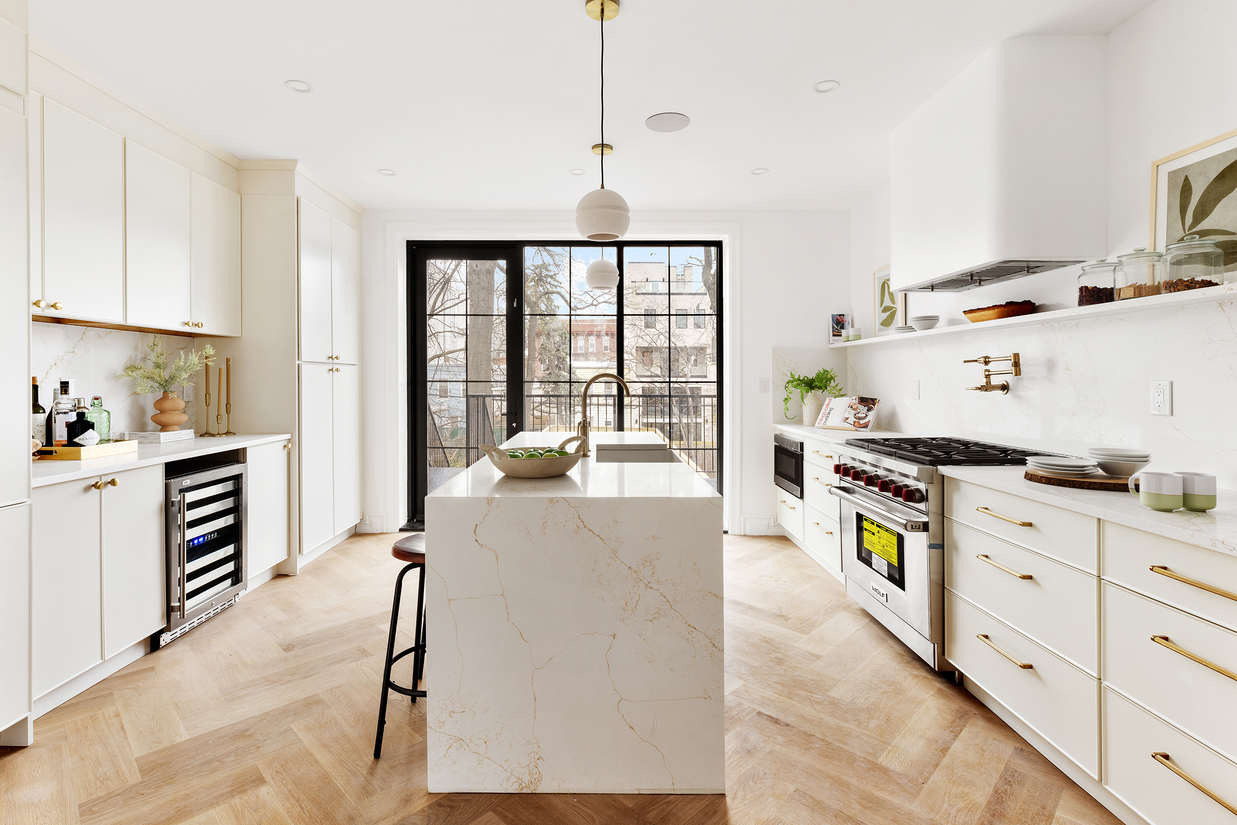 557 Saint Marks Avenue Brooklyn, NY 11216 - Photo 5 of 13 a living room with furniture and a window