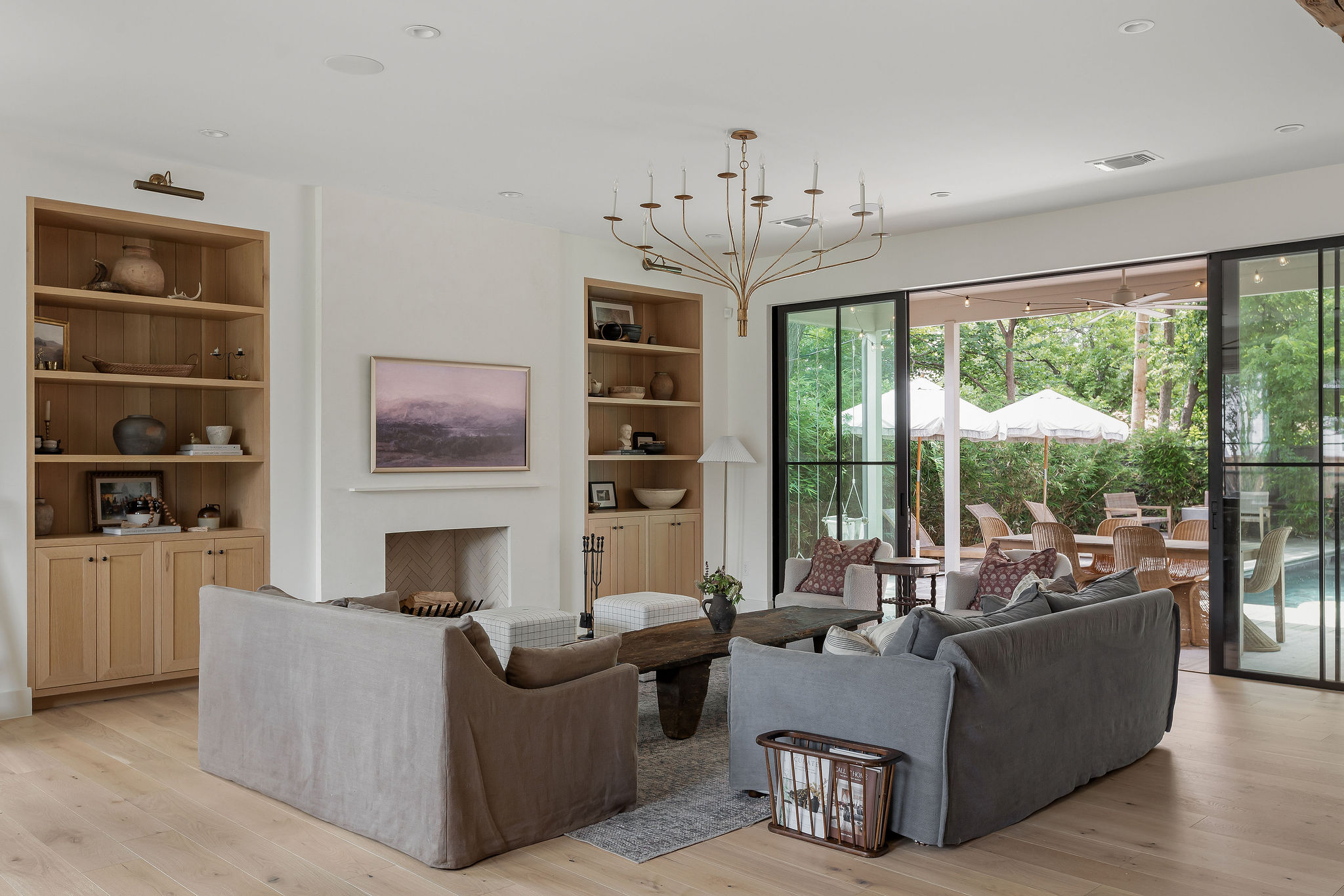 4700 Clawson Road Austin, TX 78745 - Photo 8 of 26 a living room with furniture large window and flat screen tv