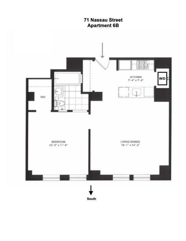 71 Nassau Street, Unit 6B Manhattan, NY 10038 - Photo 6 of 6 Gallery Image 6