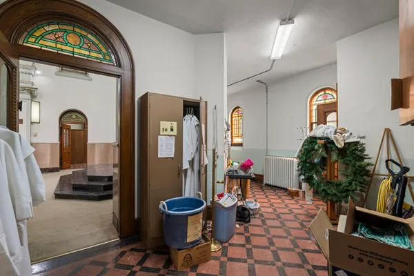 a view of livingroom with a hallway