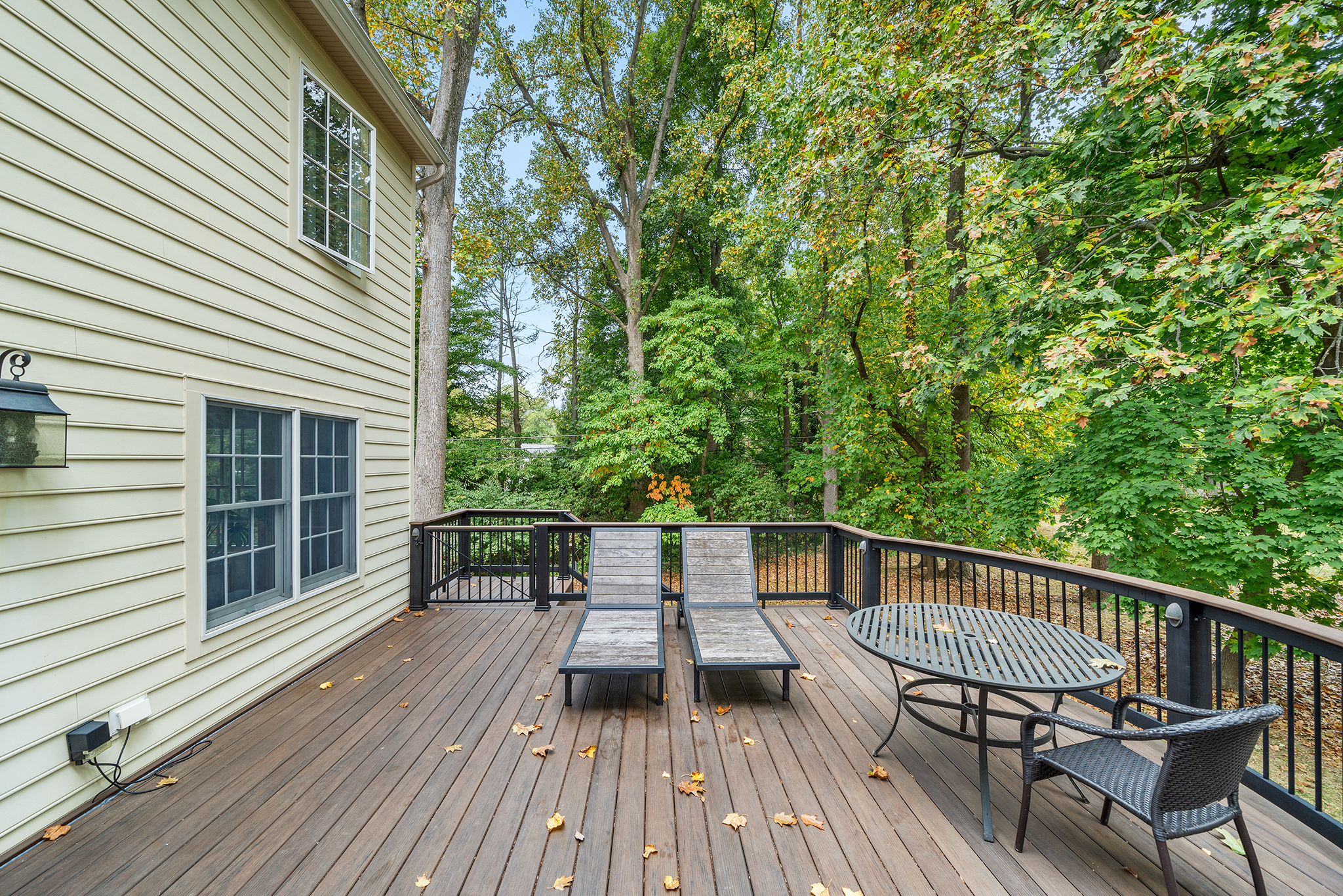 718 Arlington Road Narberth, PA 19072 - Photo 36 of 47 a view of a two chairs and table on the balcony