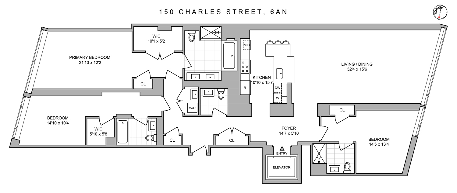 150 Charles Street, Unit 6AN Manhattan, NY 10014 - Photo 25 of 25