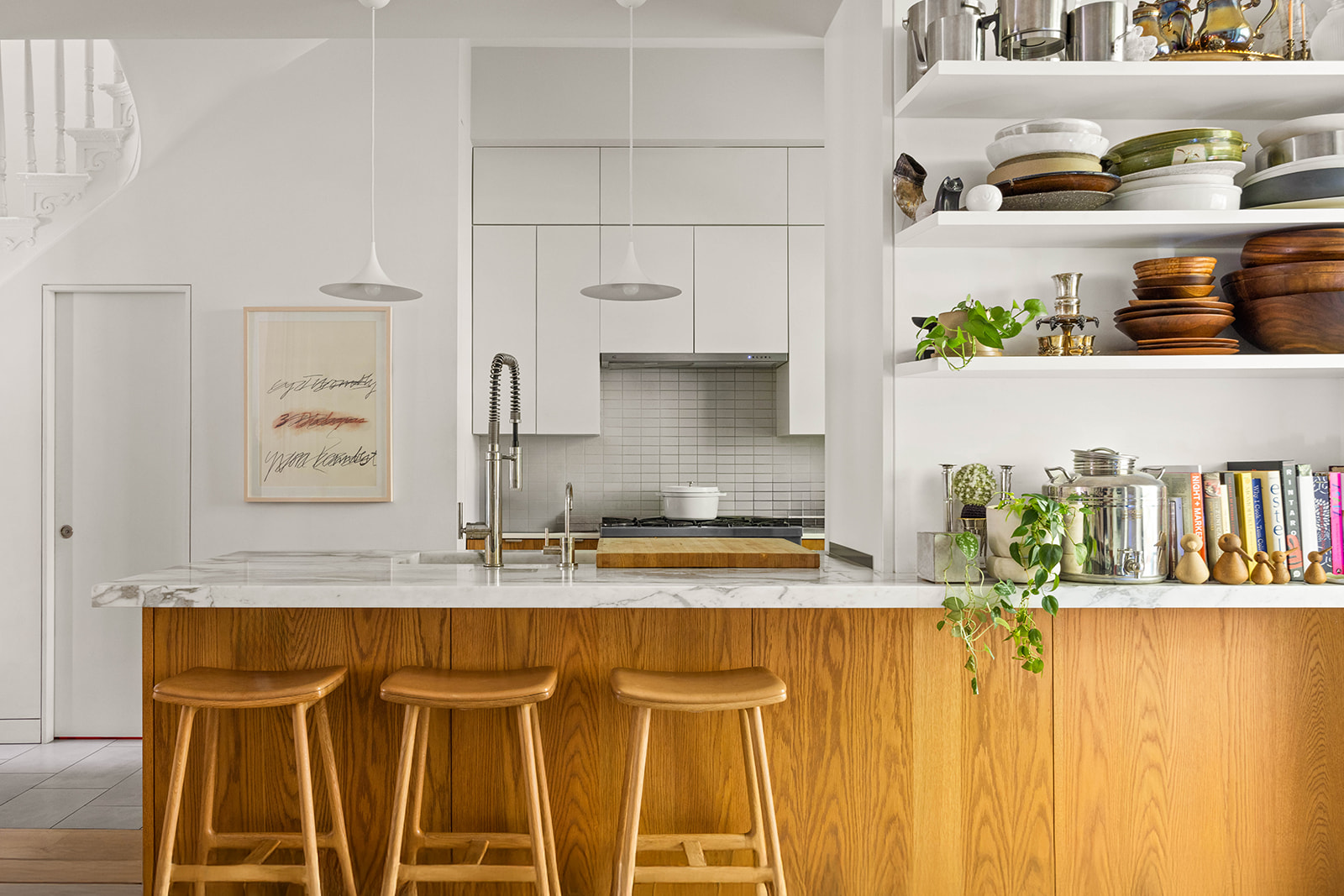 298 State Street Brooklyn, NY 11201 - Photo 5 of 21 a kitchen with granite countertop a sink a stove and cabinets
