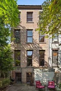 a front view of a building