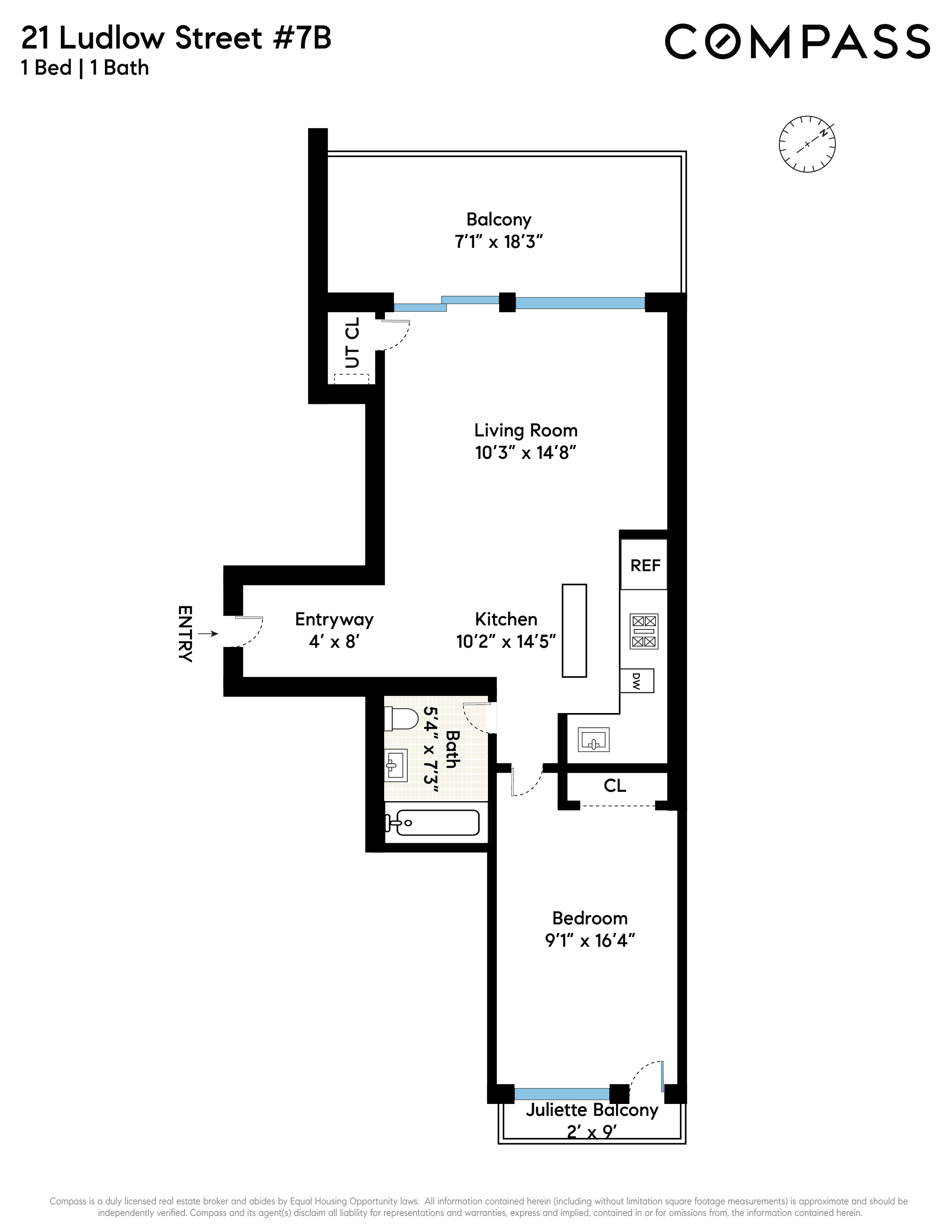 21 Ludlow Street, Unit 7B Manhattan, NY 10002 - Photo 10 of 10