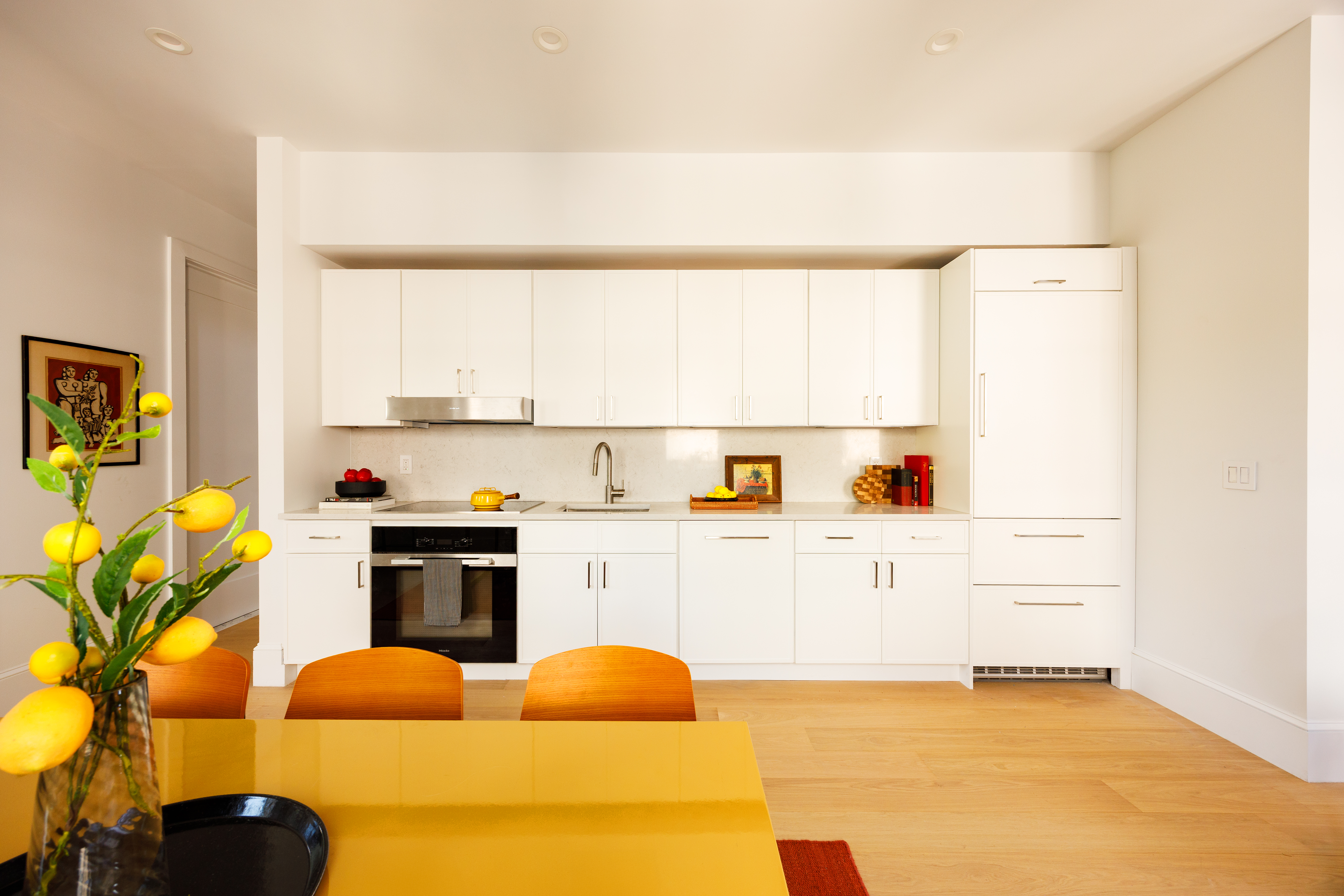 1370 Dean Street, Unit PHD Brooklyn, NY 11216 - Photo 2 of 13 a kitchen with stainless steel appliances a stove a sink and a refrigerator