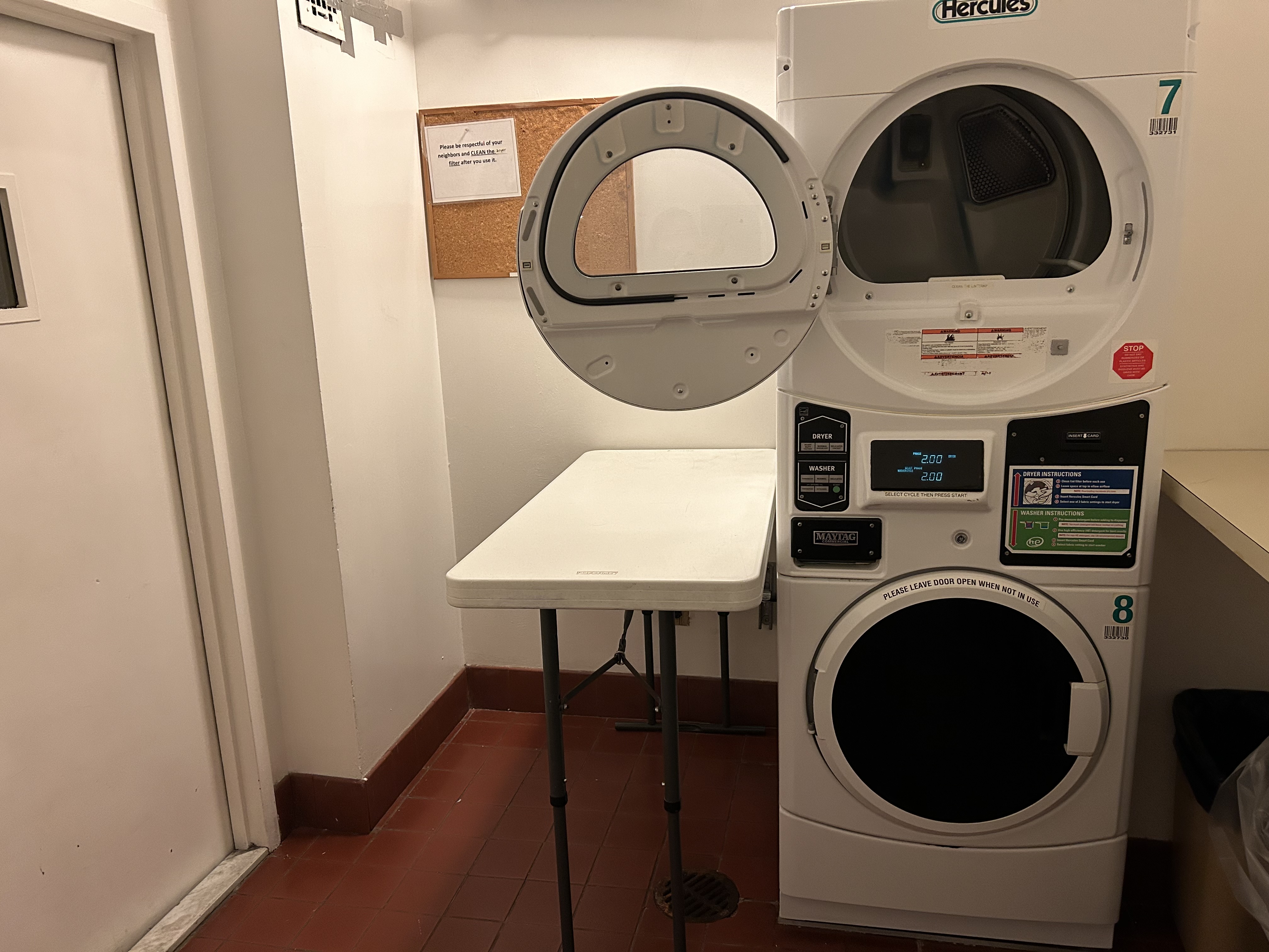 159 Madison Avenue, Unit 4G Manhattan, NY 10016 - Photo 12 of 14 a view of a washer and dryer in a utility room
