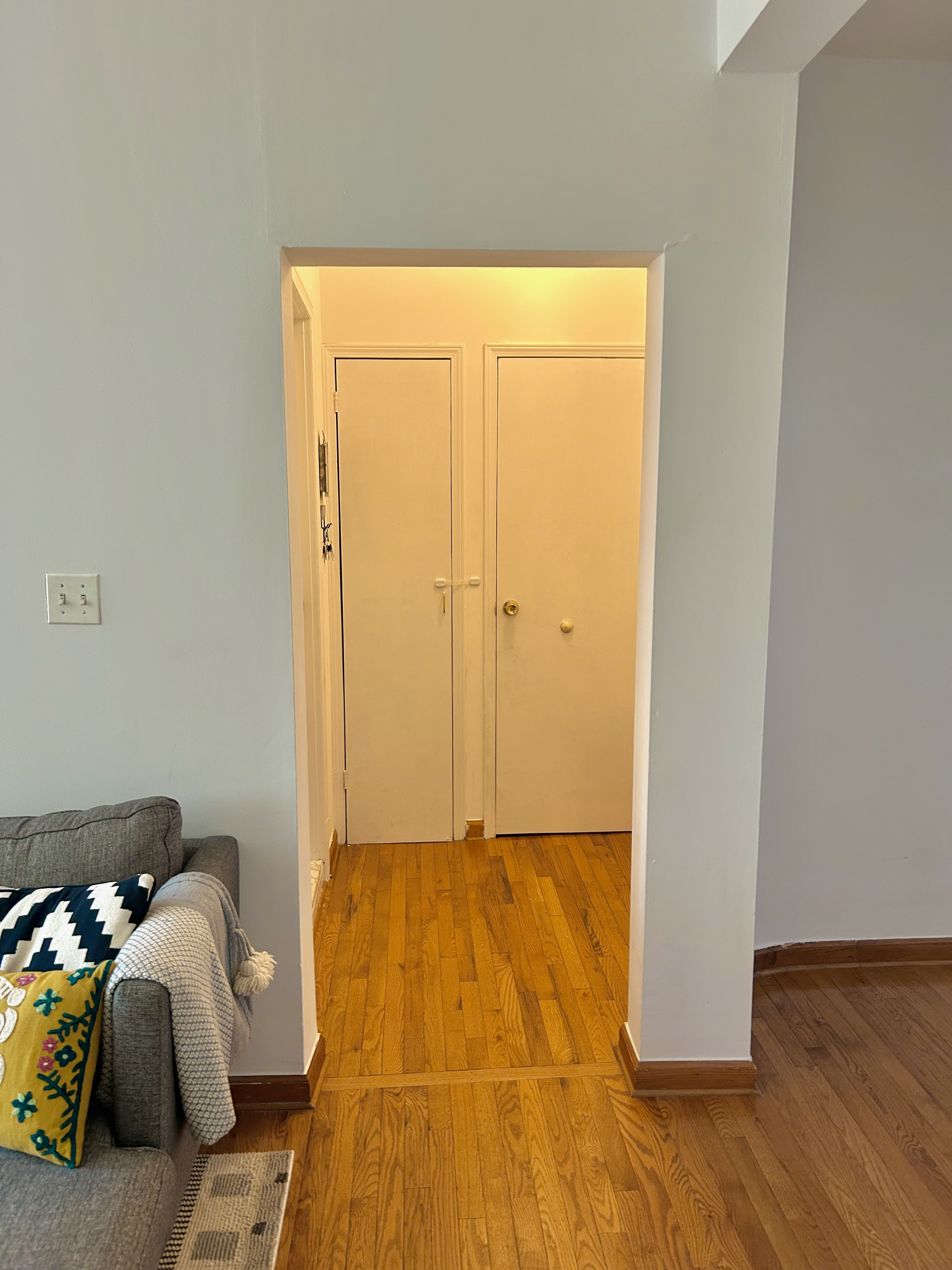 250 19th Street, Unit 2 Brooklyn, NY 11215 - Photo 8 of 18 a bedroom with a bed and wooden floor