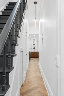 a view of a balcony with couch