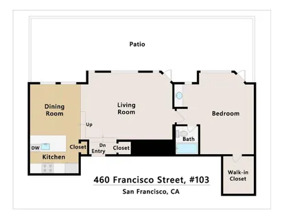 $899,000 | 460 Francisco Street, Unit 103, San Francisco, CA 94133