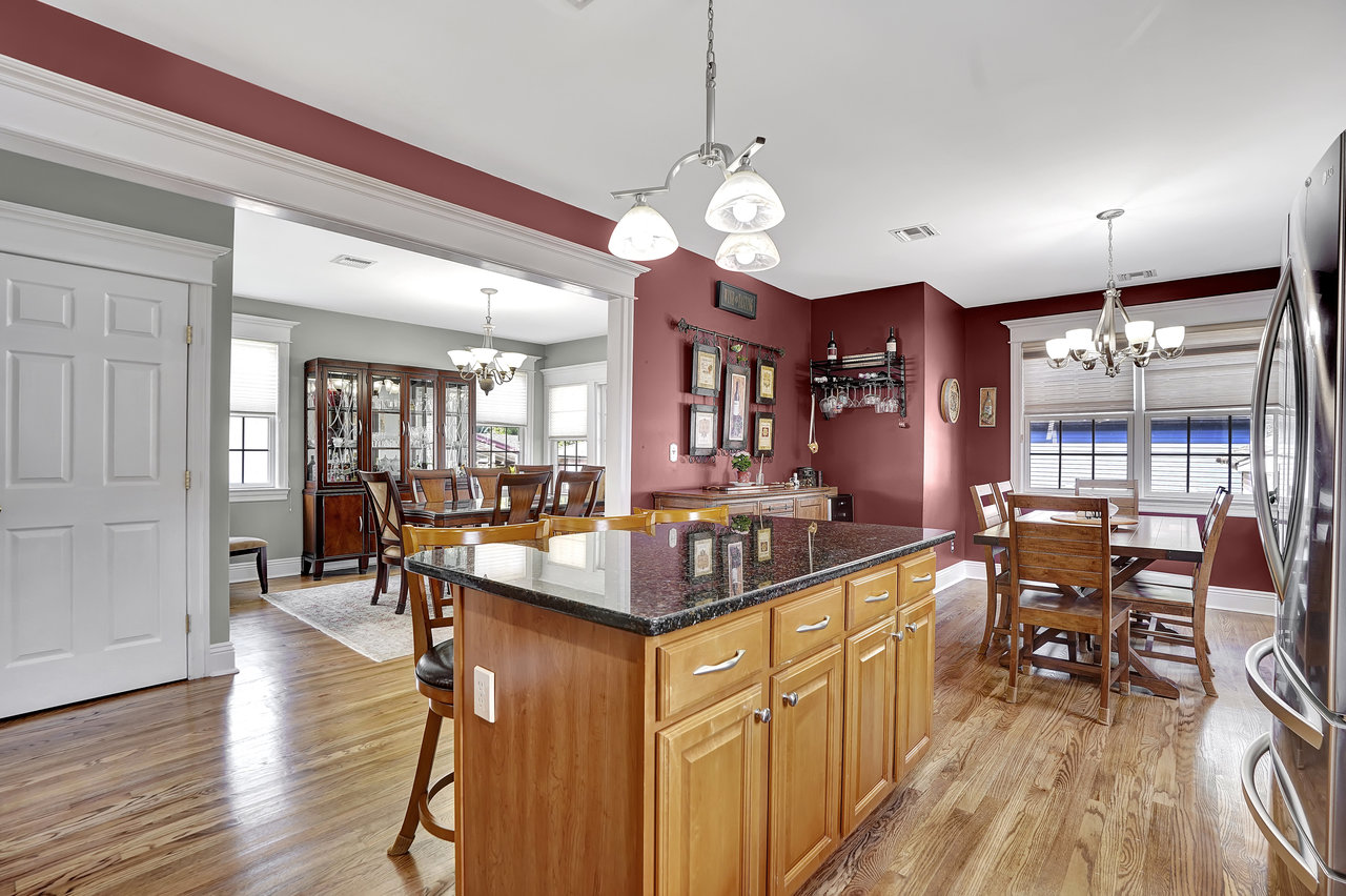 266 Feronia Way Rutherford, NJ 07070 - Photo 11 of 41 a very nice looking dining room with wooden floor and furniture