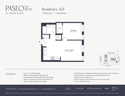 $5,195 | 55 Paseo Place, Unit 424 | Park Slope