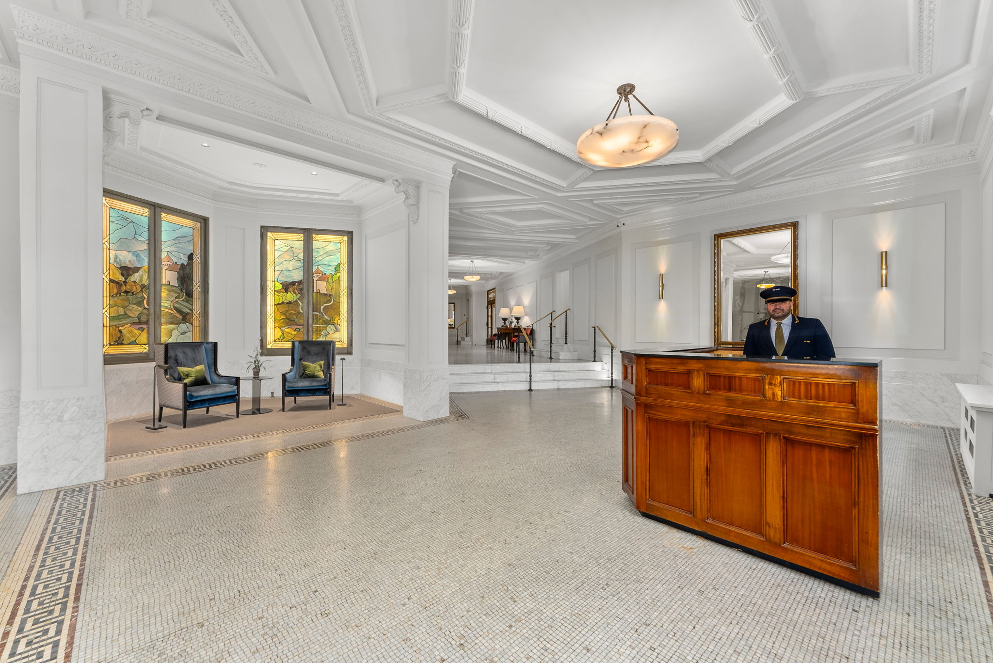 210 Riverside Drive, Unit 2E Manhattan, NY 10025 - Photo 13 of 15 a view of a livingroom with furniture