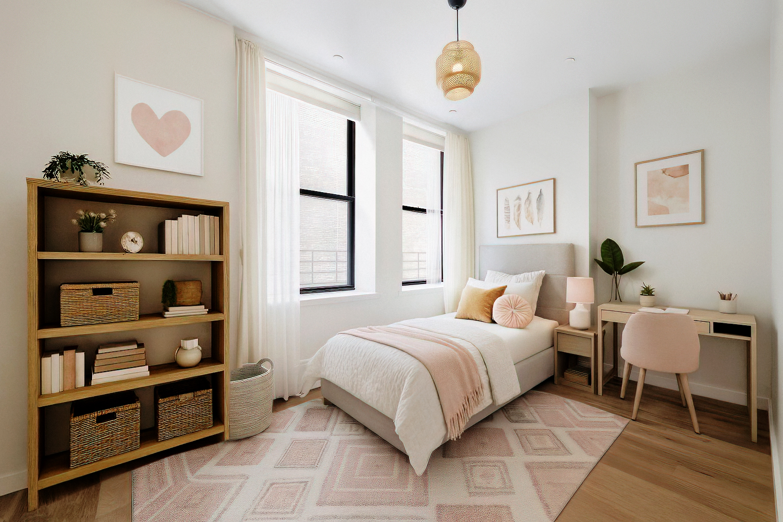 110 West 17th Street, 5th Floor Manhattan, NY 10011 - Photo 7 of 9 a bedroom with a bed and a window