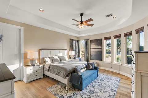 a kitchen with stainless steel appliances a refrigerator and a stove top oven