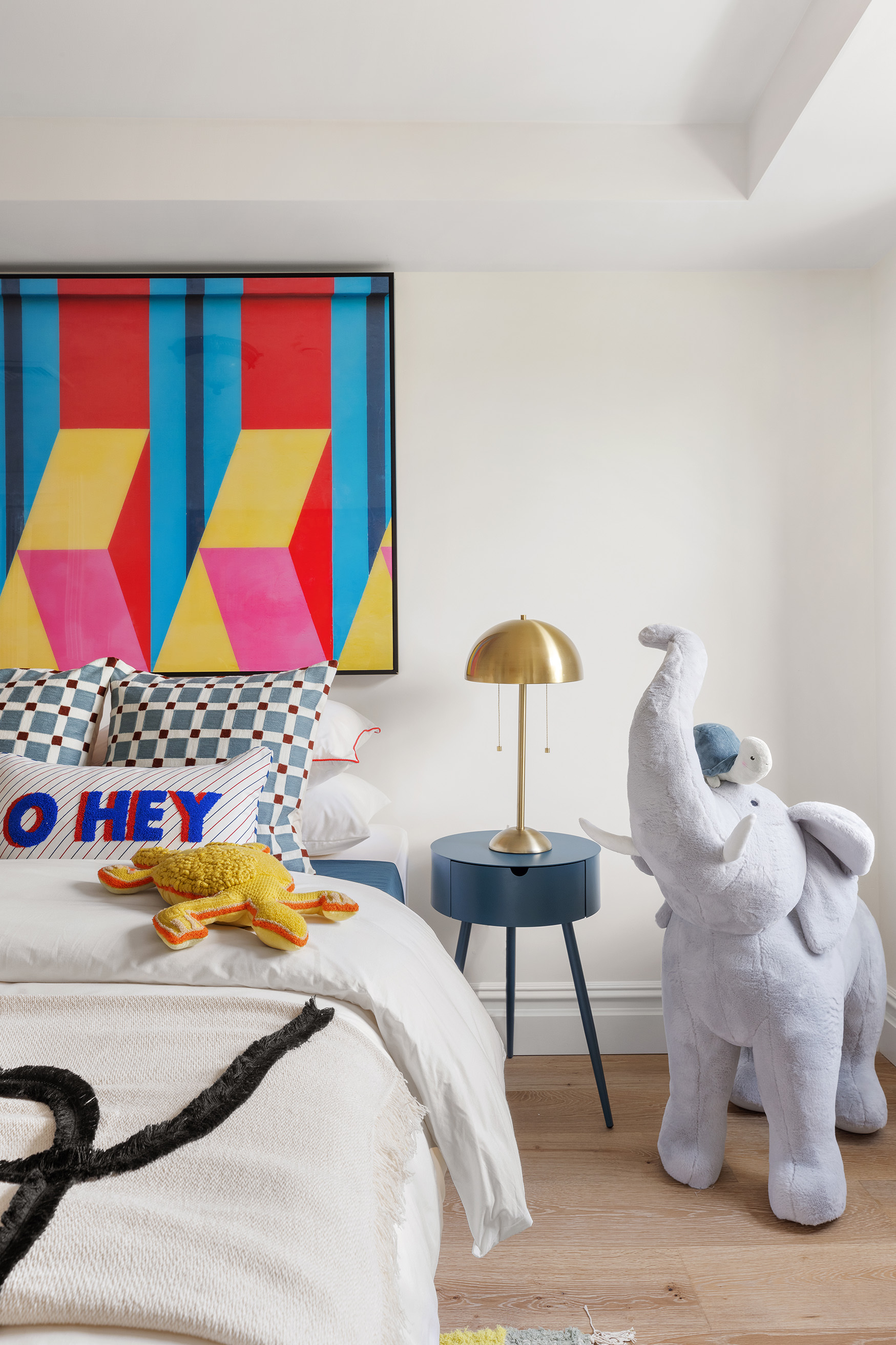 149 Kane Street Brooklyn, NY 11231 - Photo 17 of 26 a bedroom with a bed and lamp