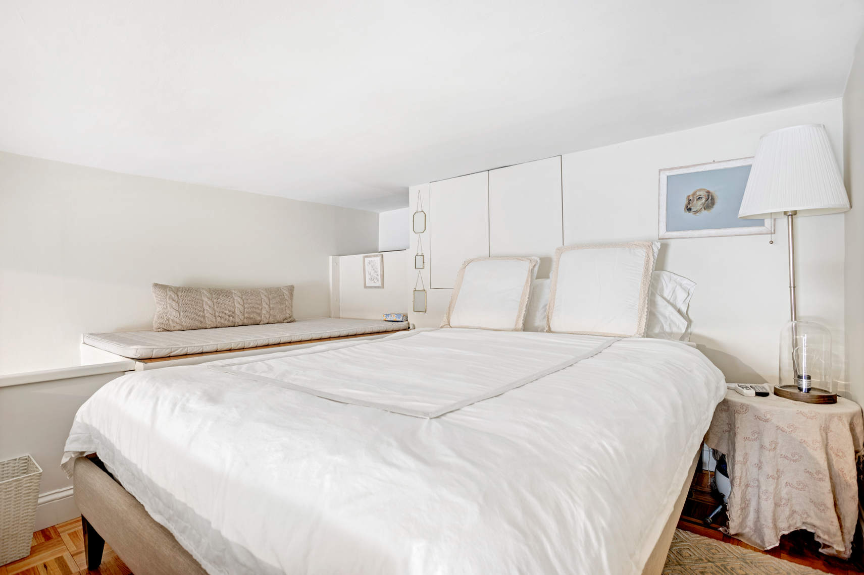 310 East 23rd Street, Unit 7C Manhattan, NY 10010 - Photo 12 of 18 a large white bed in a white room