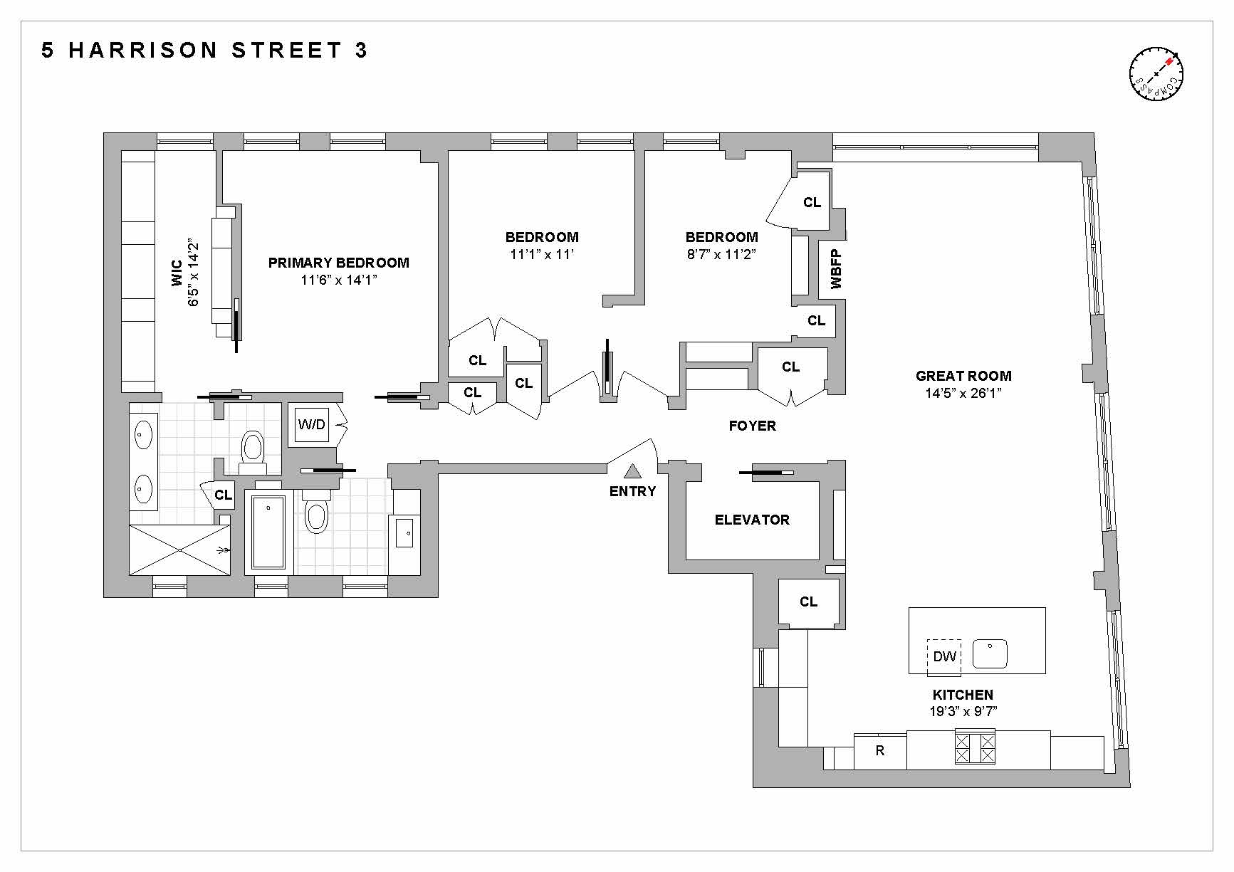 5 Harrison Street, Unit 3 Manhattan, NY 10013 - Photo 14 of 14