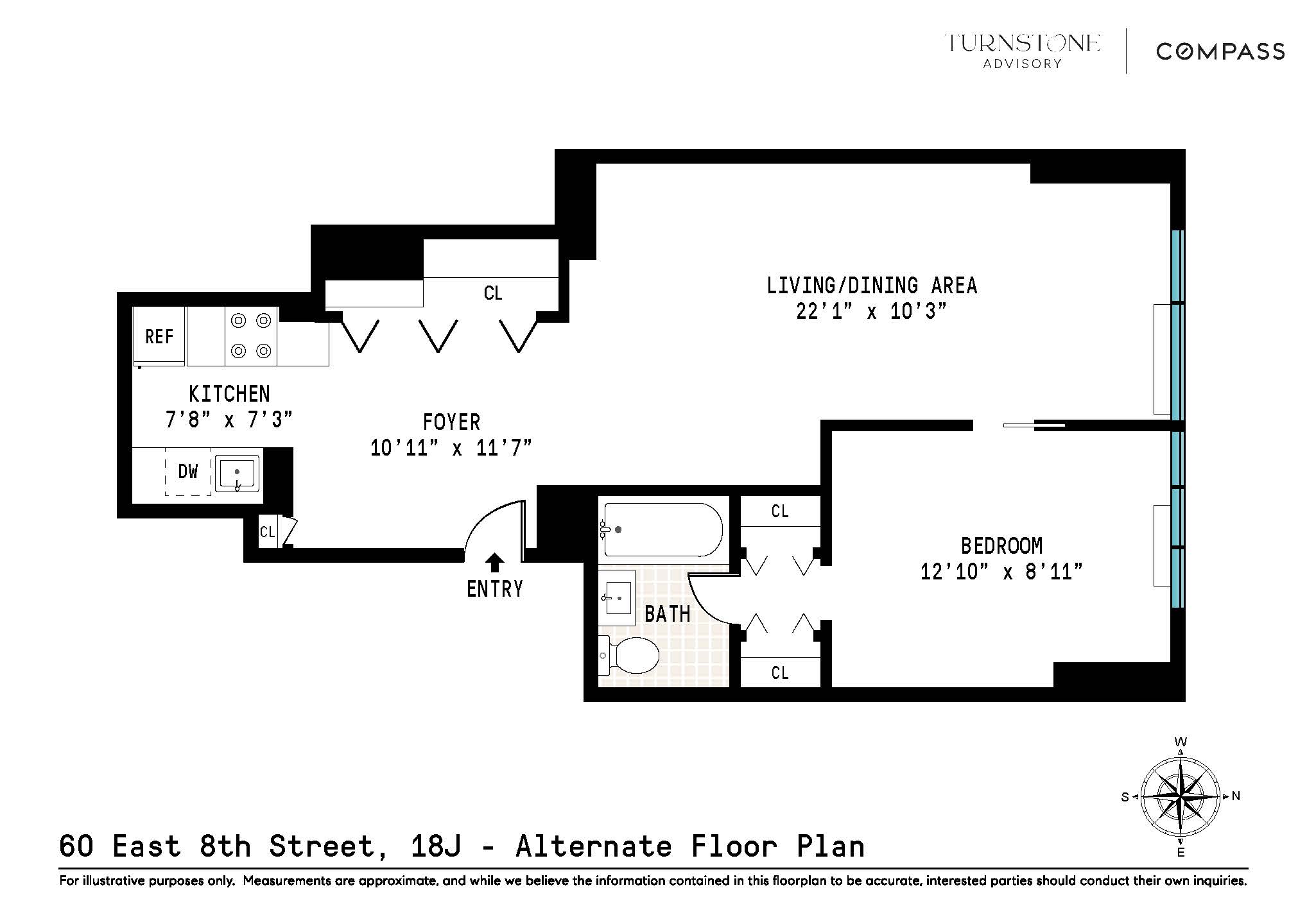 60 East 8th Street, Unit 18J Manhattan, NY 10003 - Photo 10 of 10