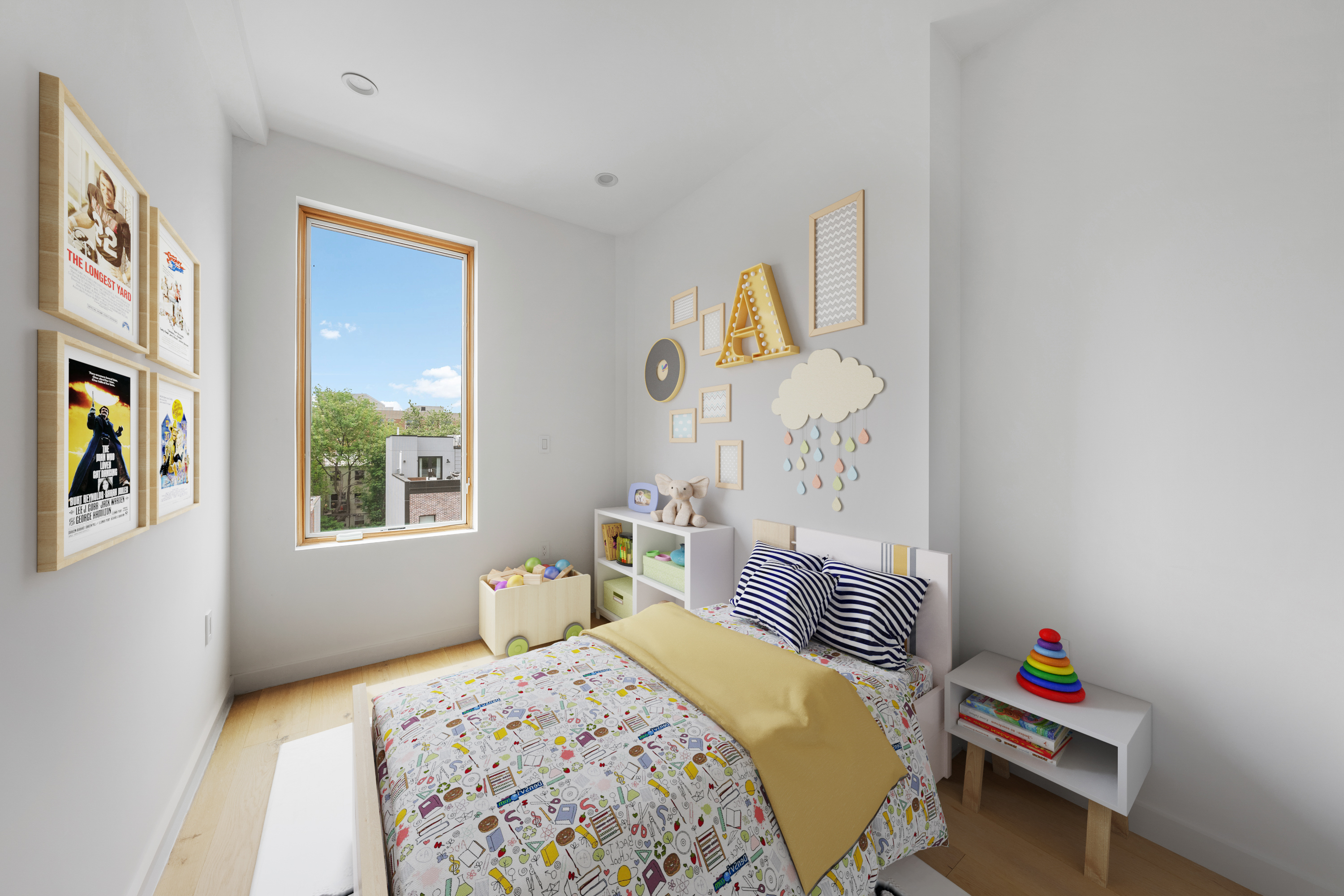 545 Lexington Avenue, Unit 2 Brooklyn, NY 11221 - Photo 13 of 23 a bedroom with a bed and a window