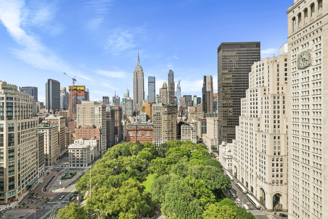 5 East 22nd Street, Unit 28M Manhattan, NY 10010 - Photo 1 of 11 a view of a city with tall buildings