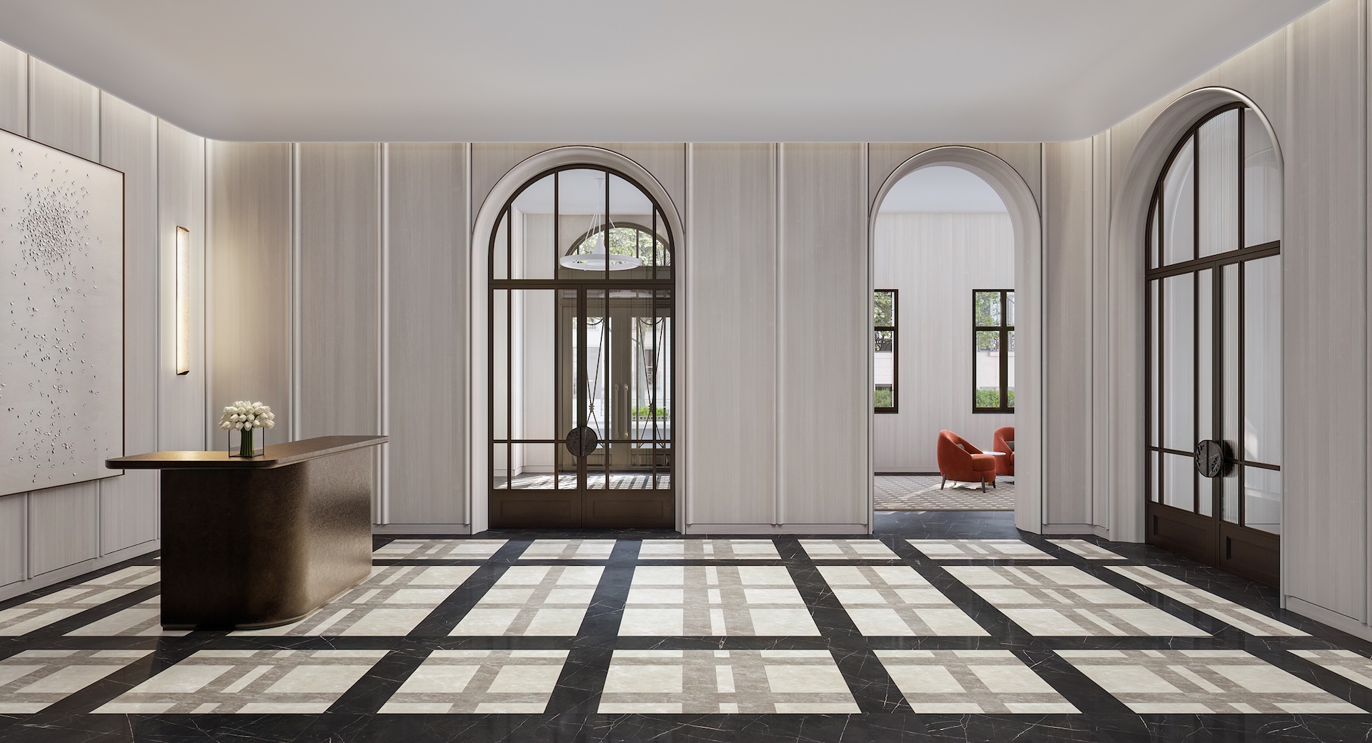 255 East 77th Street, Unit 5C Manhattan, NY 10075 - Photo 10 of 25 a view of an entryway with a window
