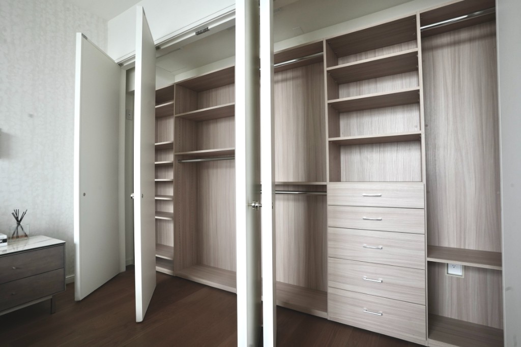 5 Beekman Street, Unit 43A Manhattan, NY 10038 - Photo 8 of 33 a view of walk in closet with empty racks