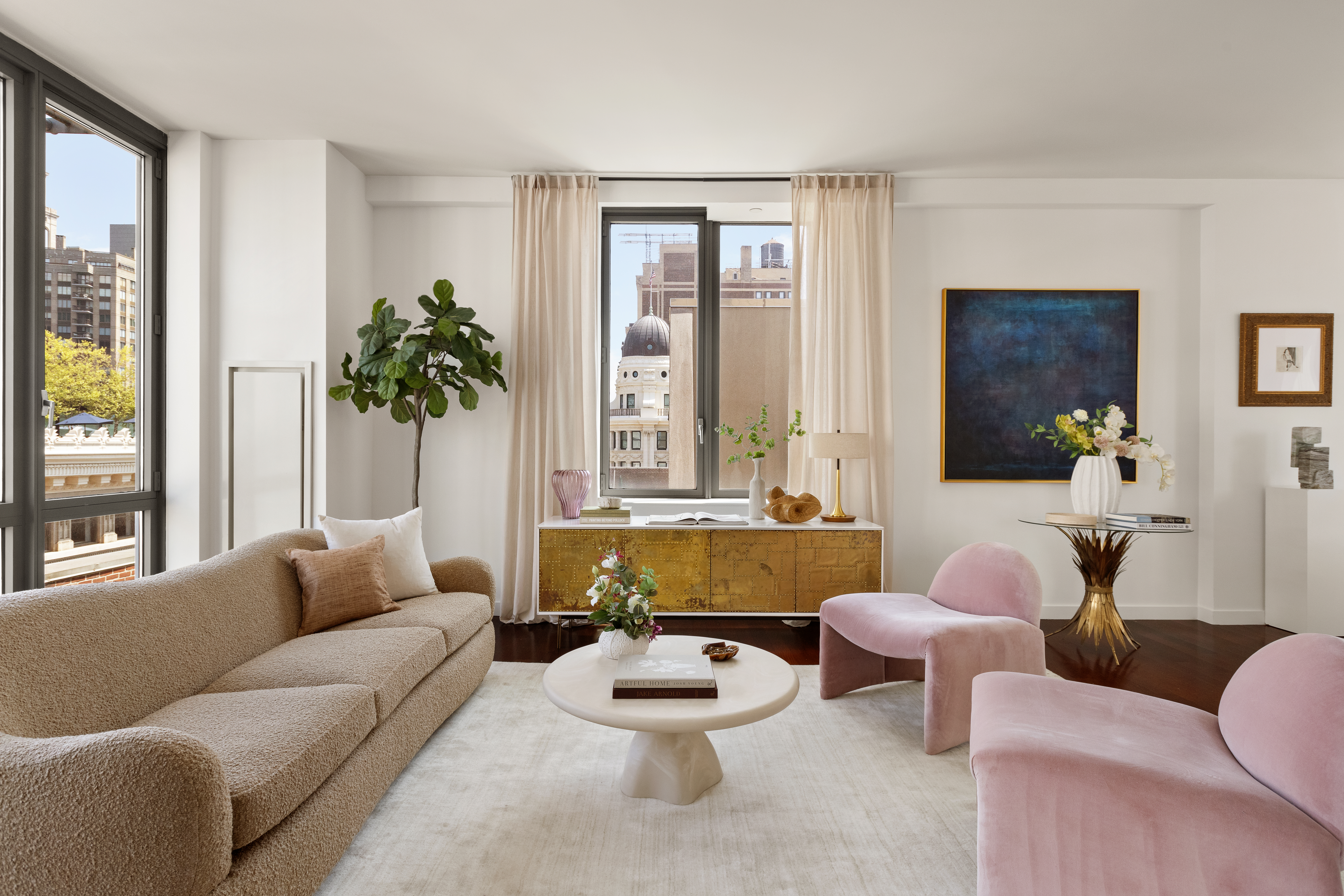 4 West 21st Street, Unit 16A Manhattan, NY 10010 - Photo 2 of 15 a living room with furniture and a large window