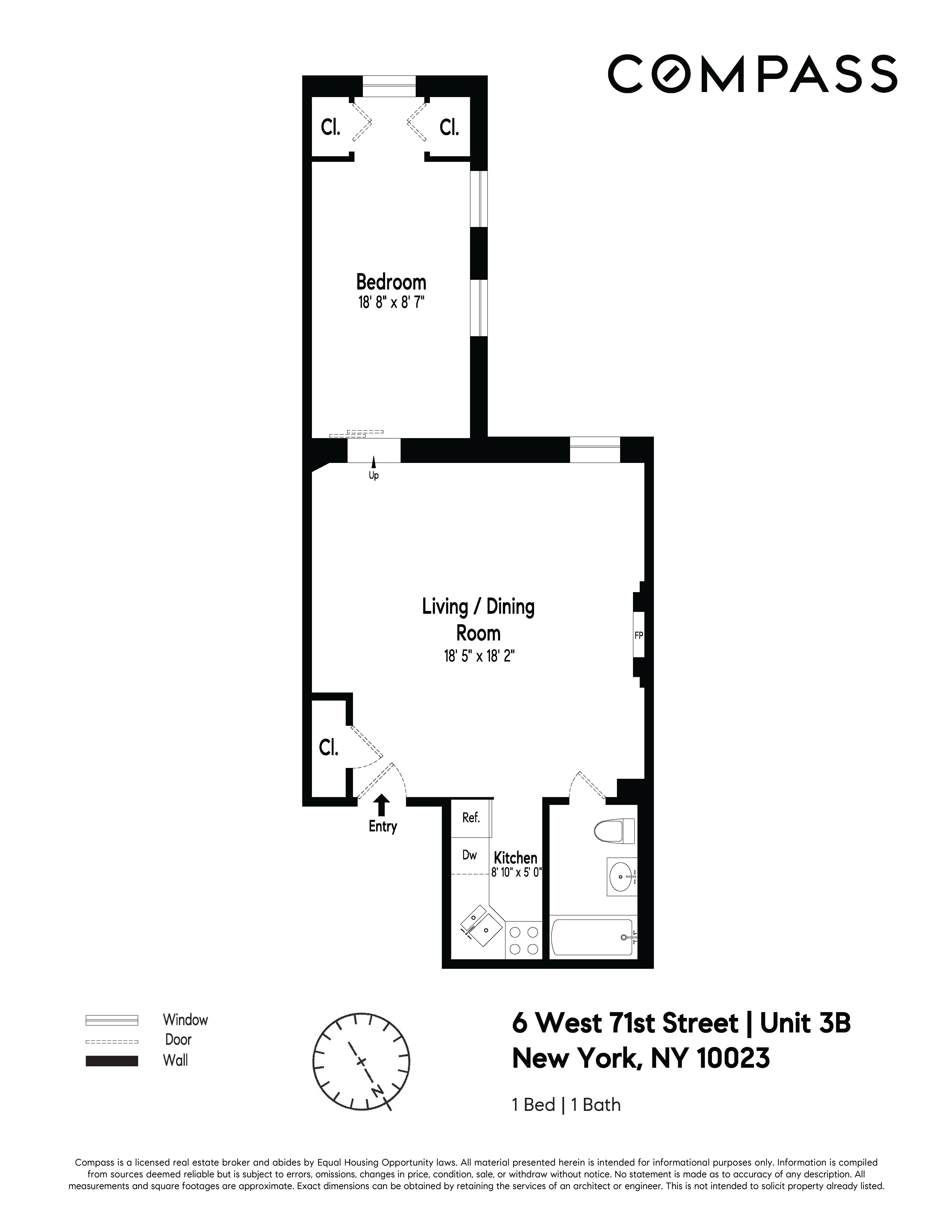 6 West 71st Street, Unit 3B Manhattan, NY 10023 - Photo 5 of 5 Gallery Image 5
