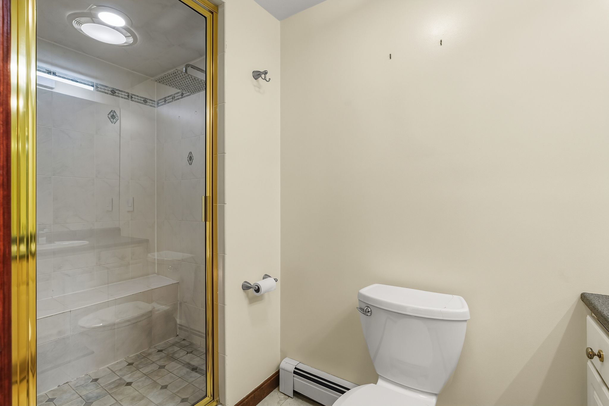129 H J Albee Drive Braintree, MA 02184 - Photo 21 of 36 a bathroom with a toilet and shower