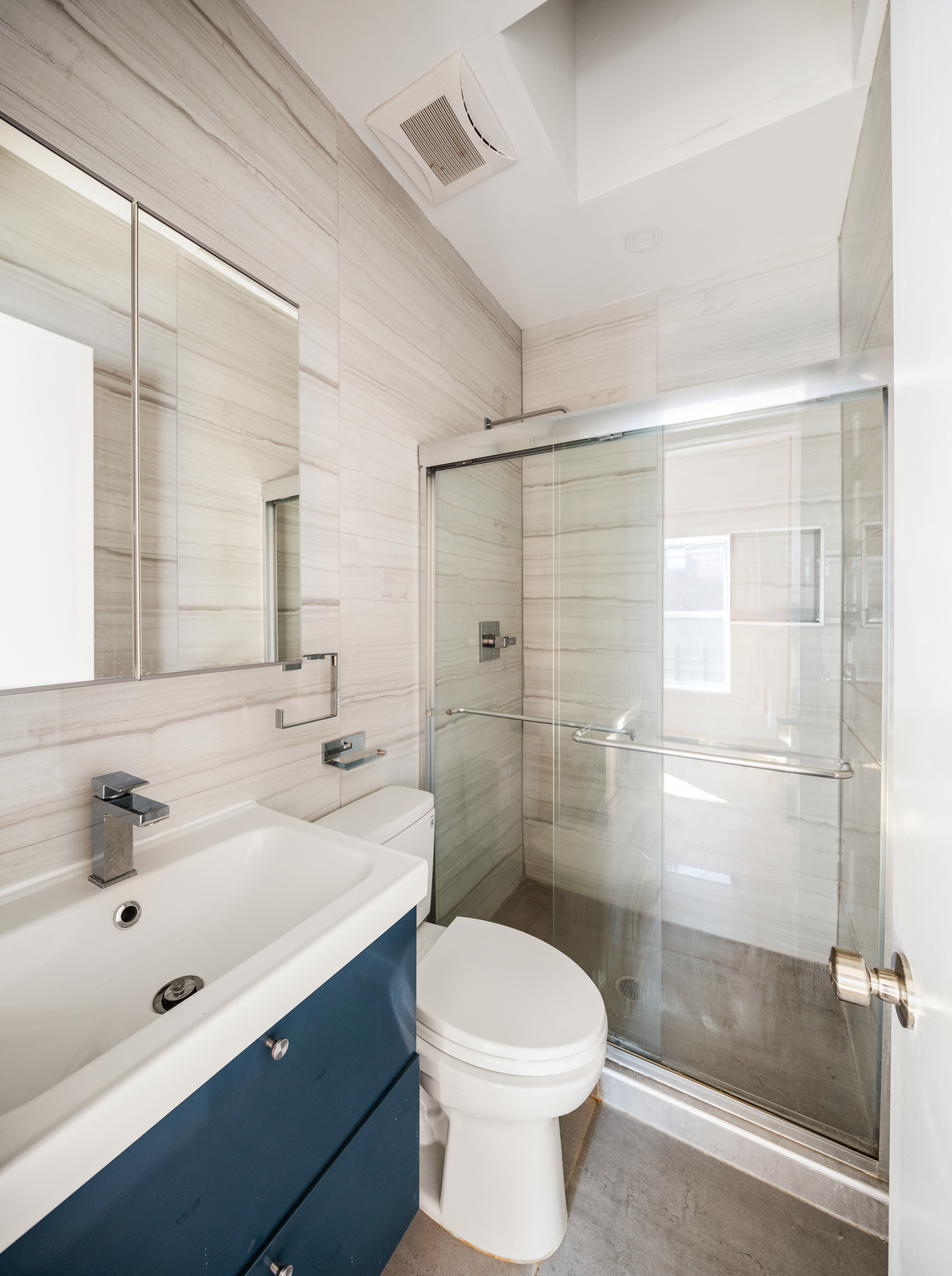502 5th Avenue, Unit 3 Brooklyn, NY 11215 - Photo 6 of 10 a bathroom with a sink shower and a toilet