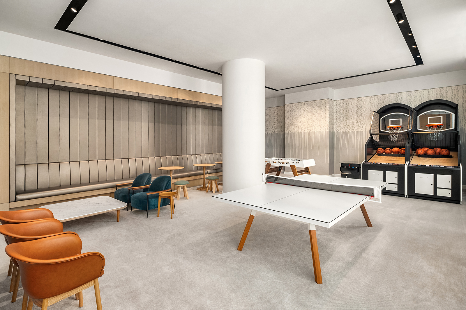 430 East 58th Street, Unit 16A Manhattan, NY 10022 - Photo 16 of 22 a living room with furniture and a table