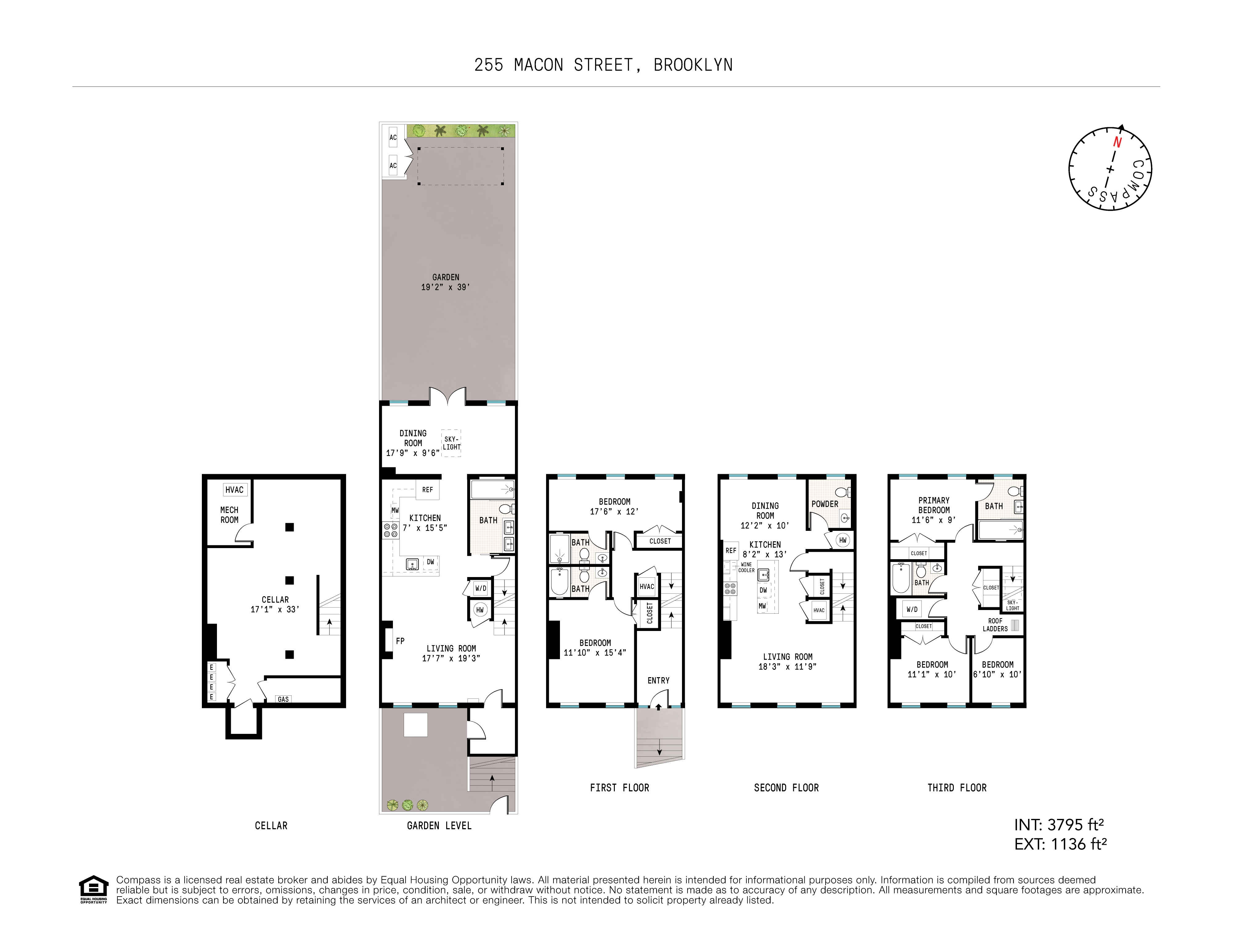 255 Macon Street Brooklyn, NY 11216 - Photo 36 of 36 a picture of a floor plan