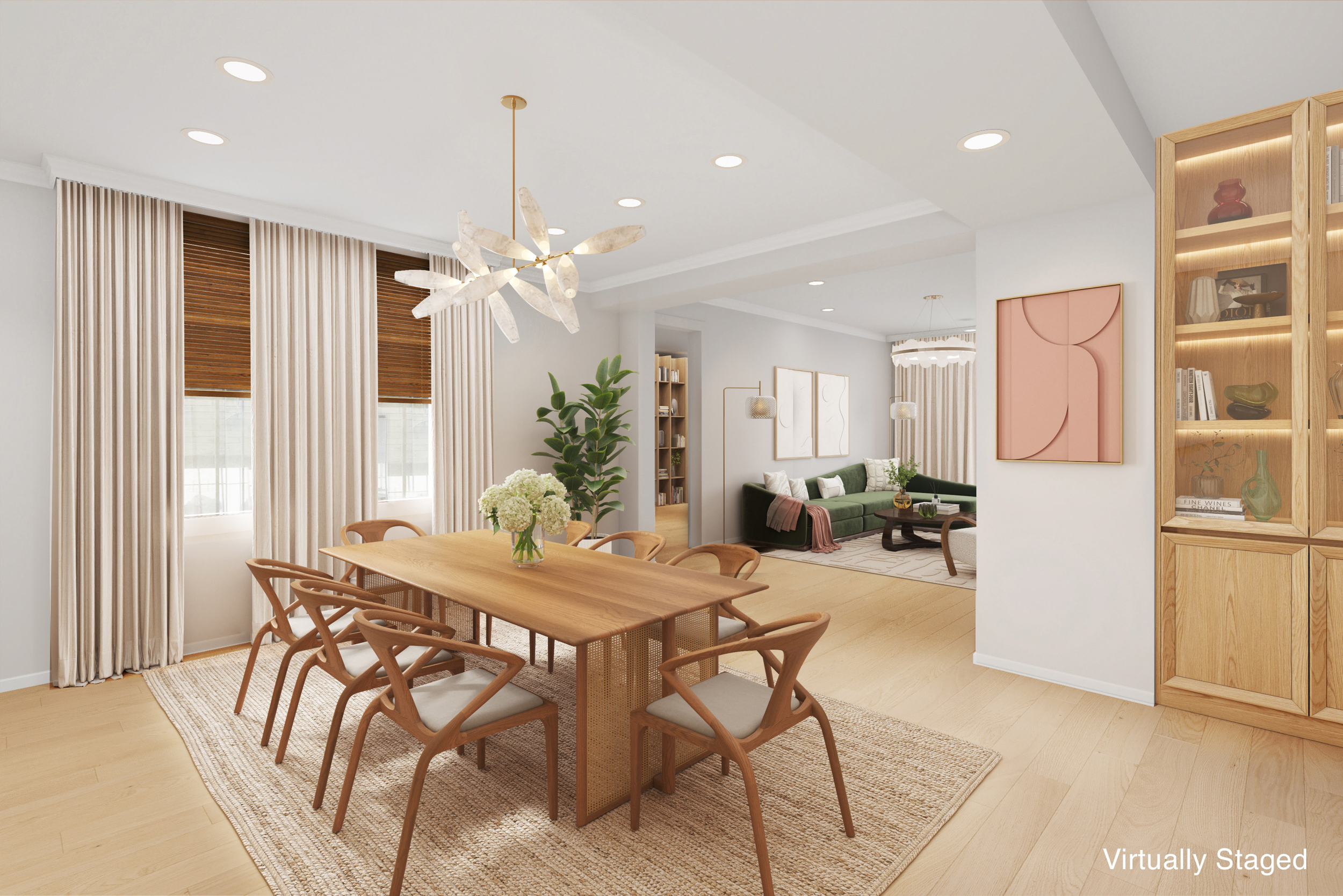 333 Central Park West, Unit 11 Manhattan, NY 10025 - Photo 4 of 21 a view of a dining room with furniture and a window