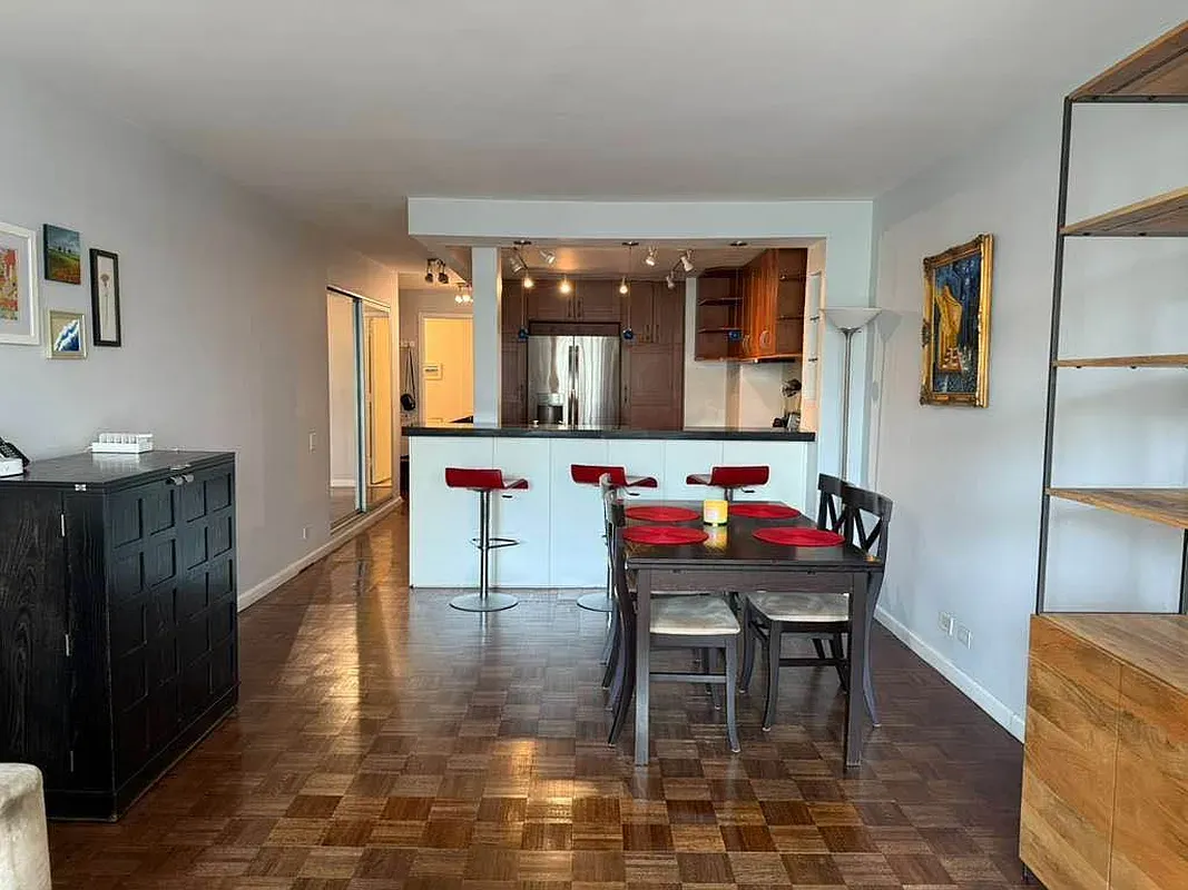 a room with furniture and window