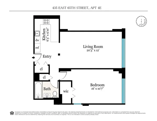 $599,000 | 435 East 65th Street, Unit 4E | Lenox Hill