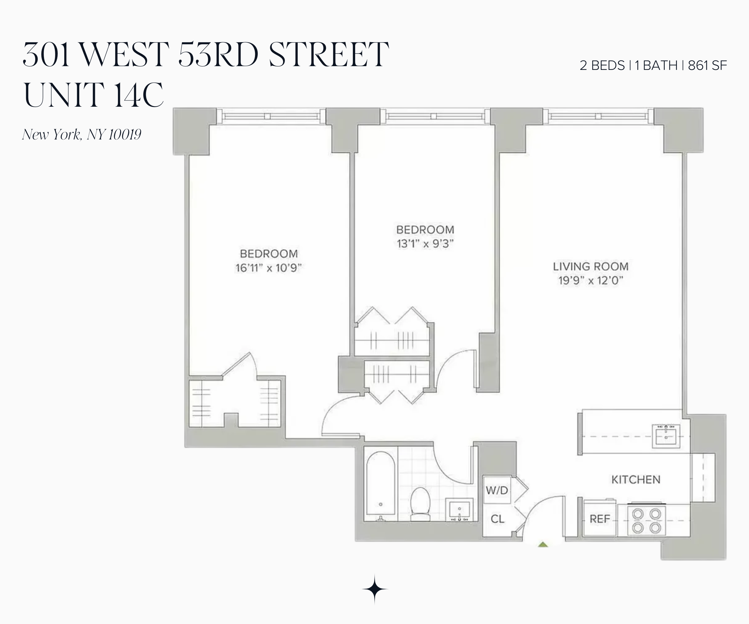 301 West 53rd Street, Unit 14C Manhattan, NY 10019 - Photo 12 of 12 unknown